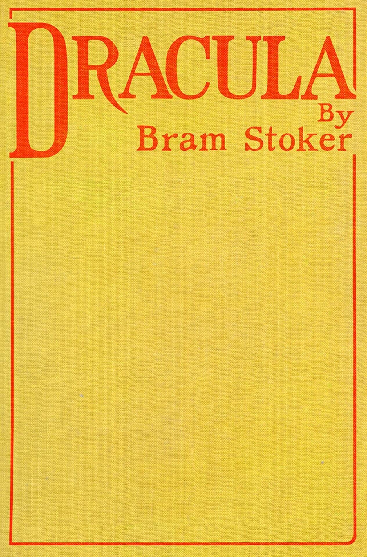 A book with a yellow cover and red writing.