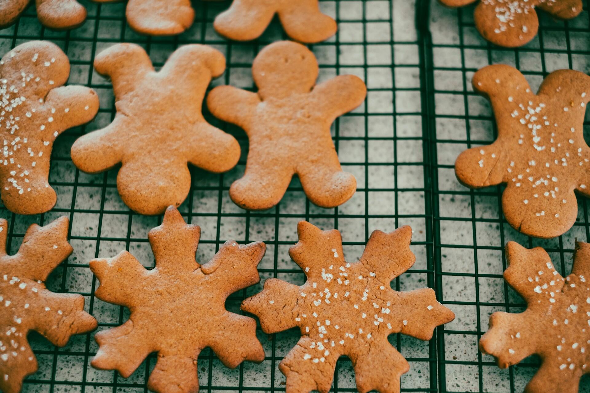 Gingerbread cookies.