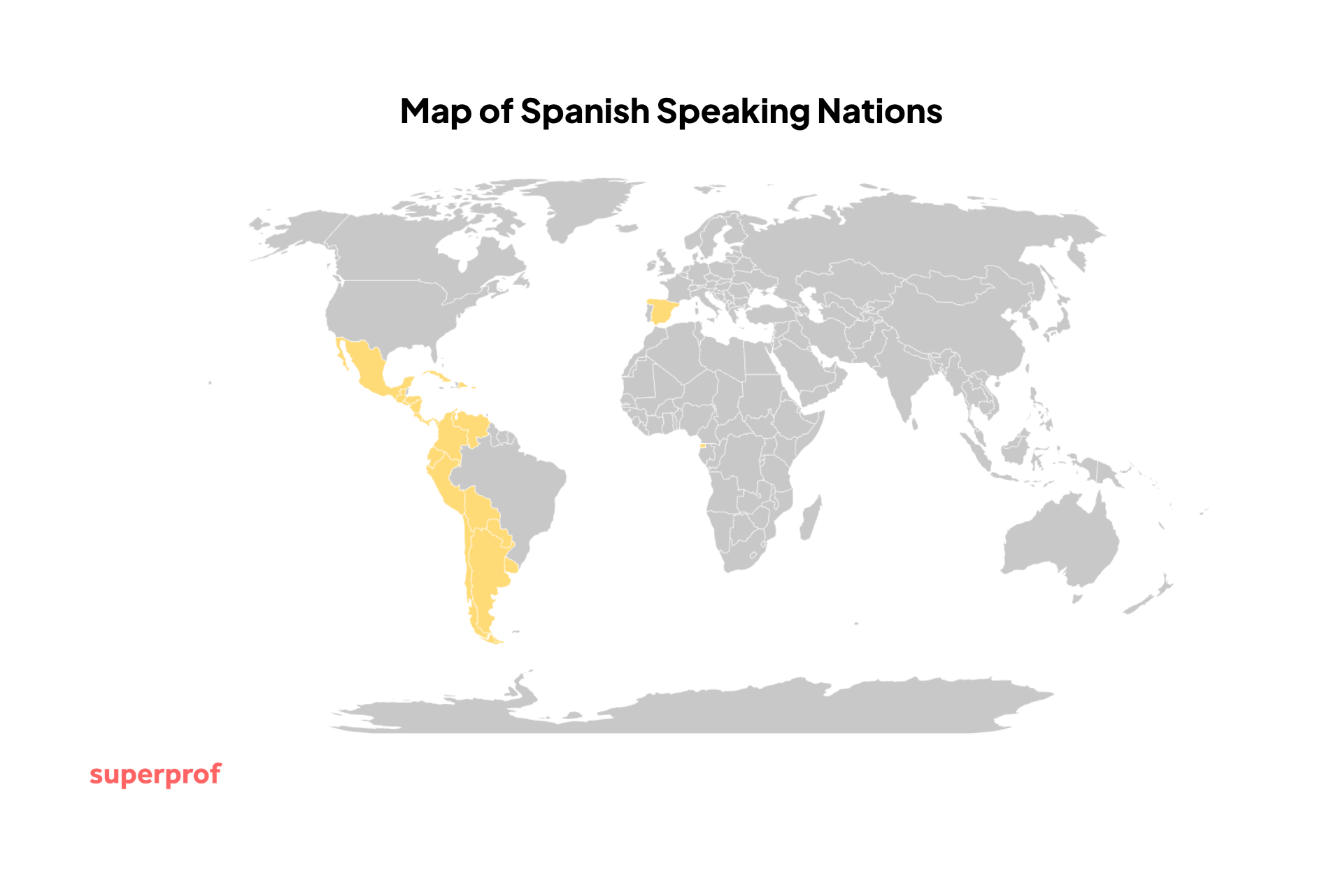 map of spanish speaking countries around the world
