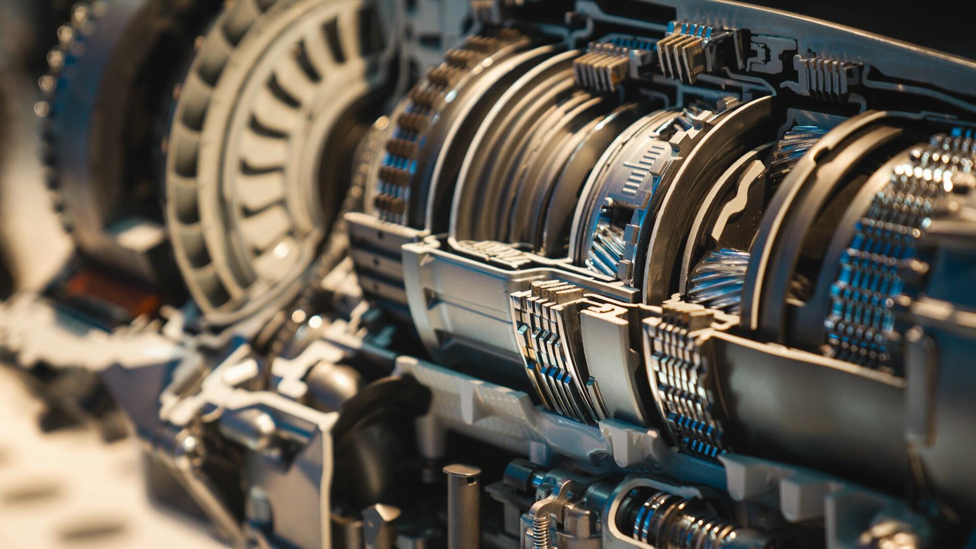 transmission displayed in the Mercedes Museum in Germany
