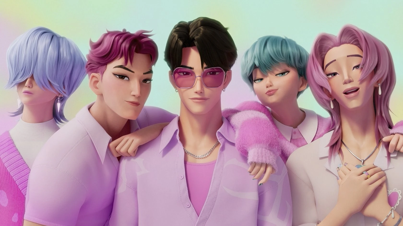 group picture of the Saja Boys