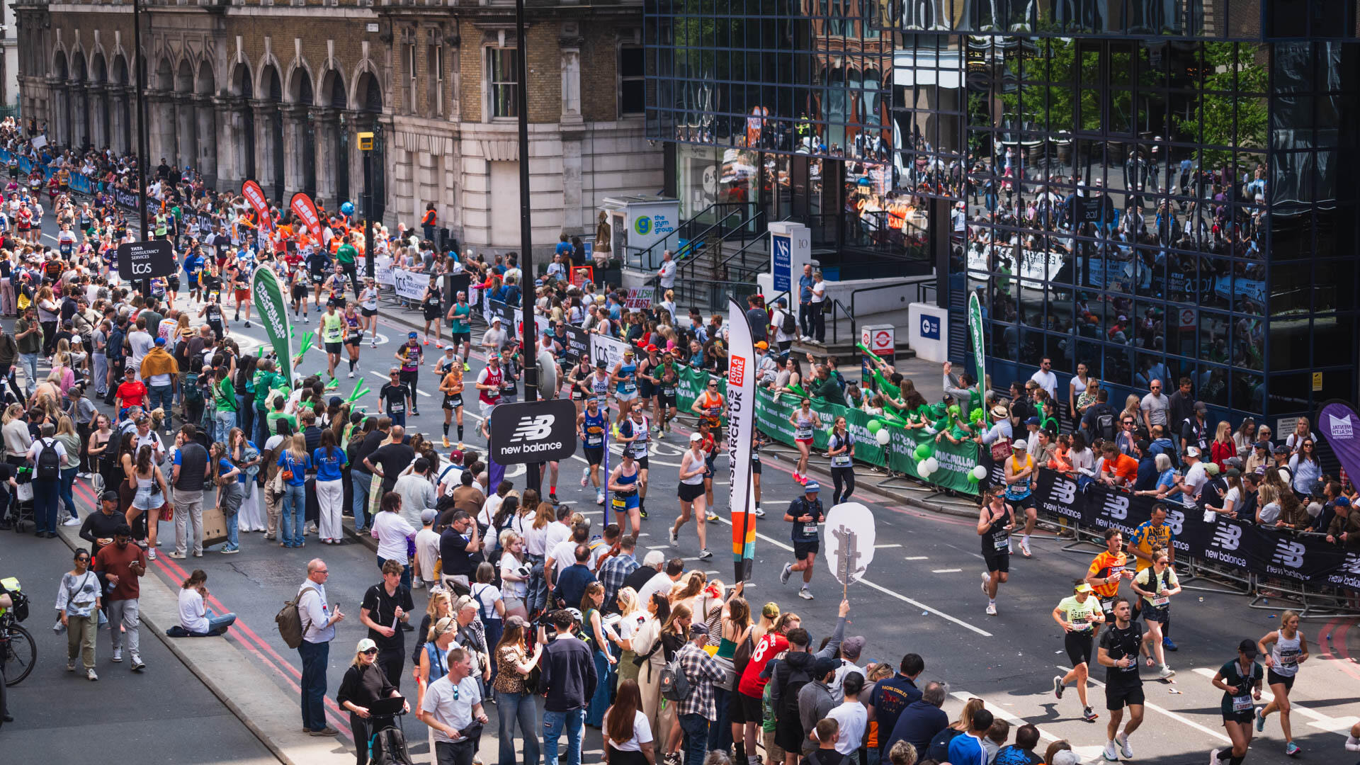 2025 London Marathon view from a distance