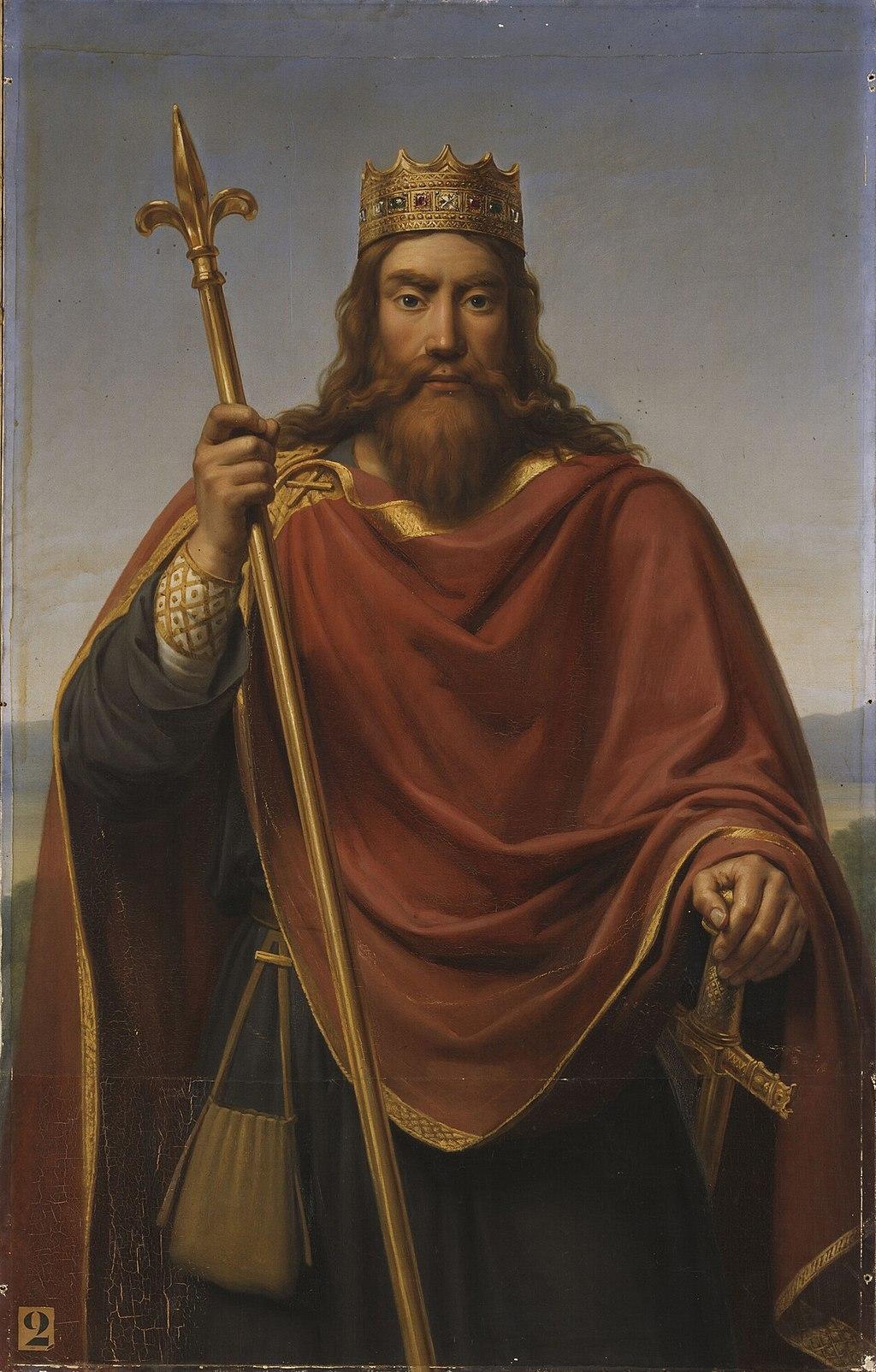 A painting of Clovis I