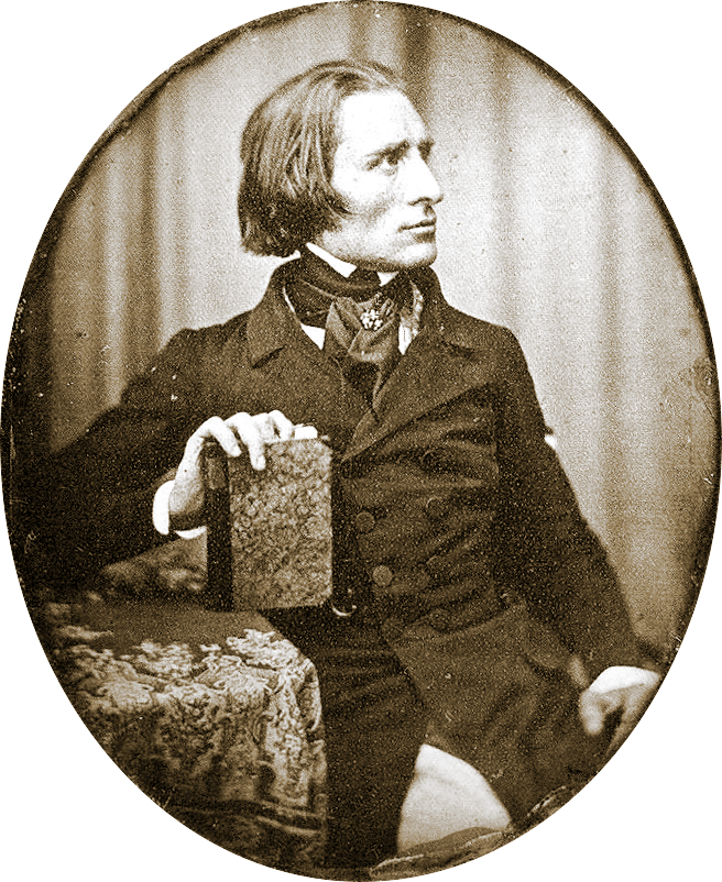 Sepia-toned daguerreotype portrait of a young man with long hair, dressed in 19th-century attire, holding a small, patterned book.