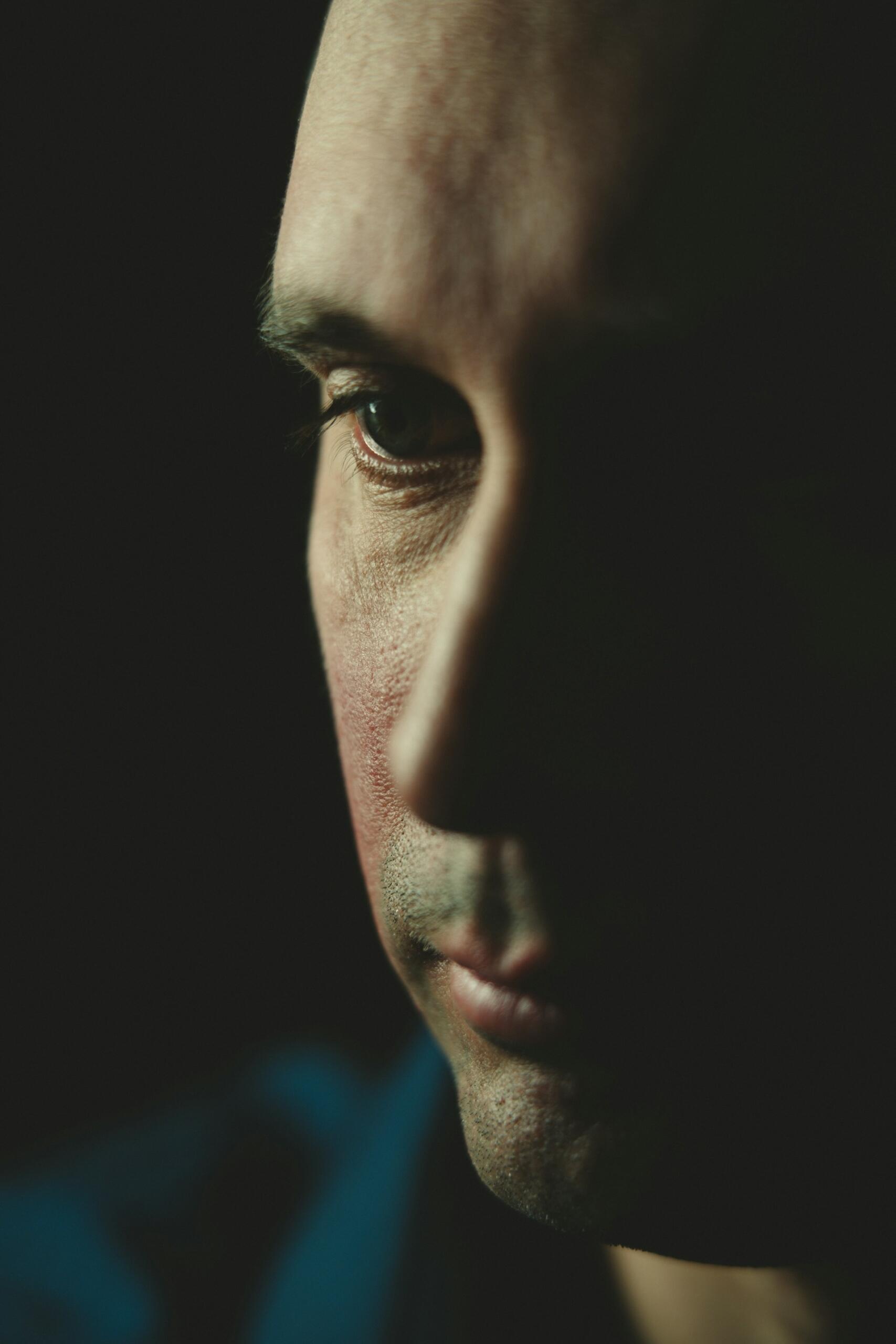 Image of man in shadow