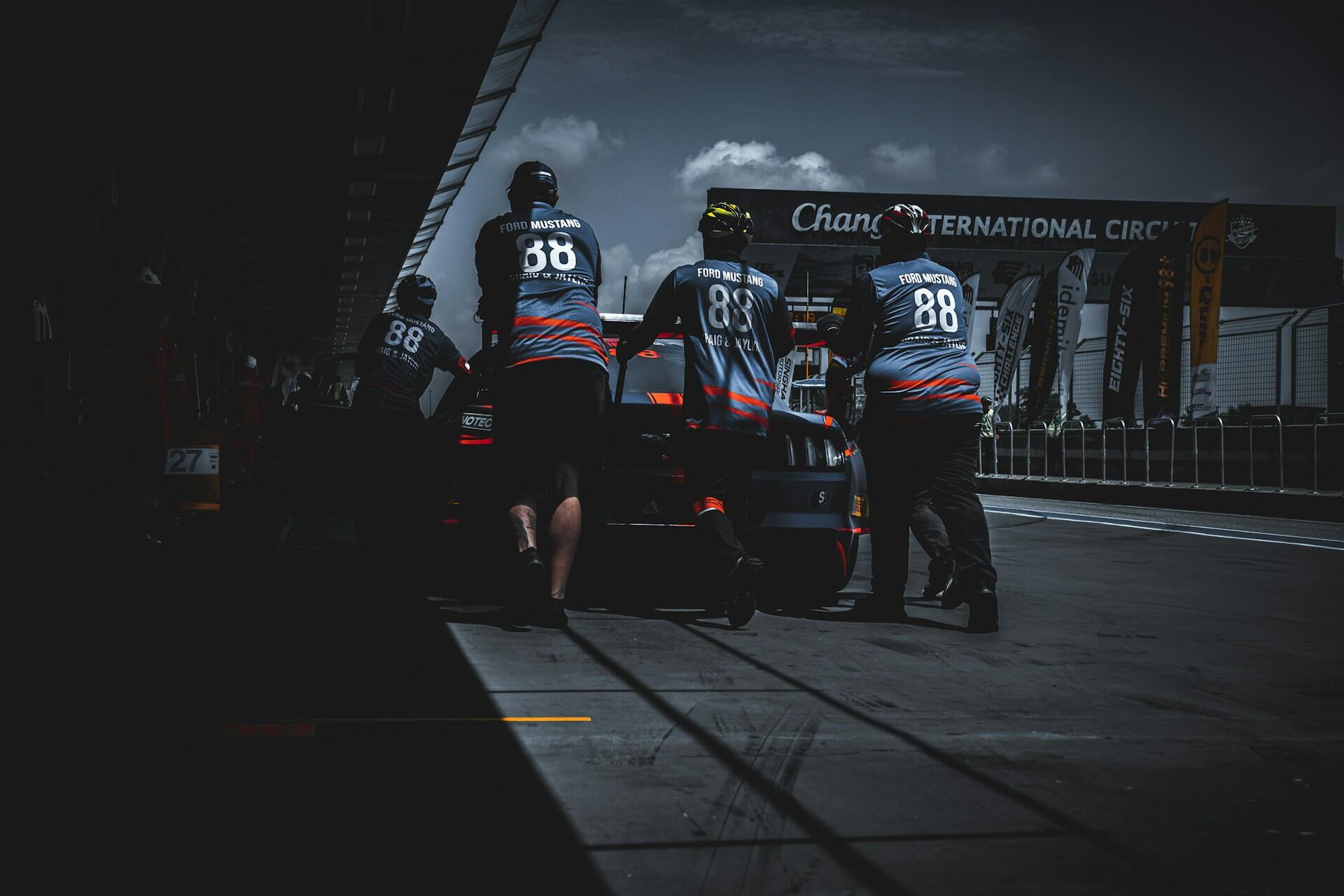 Race crew wearing