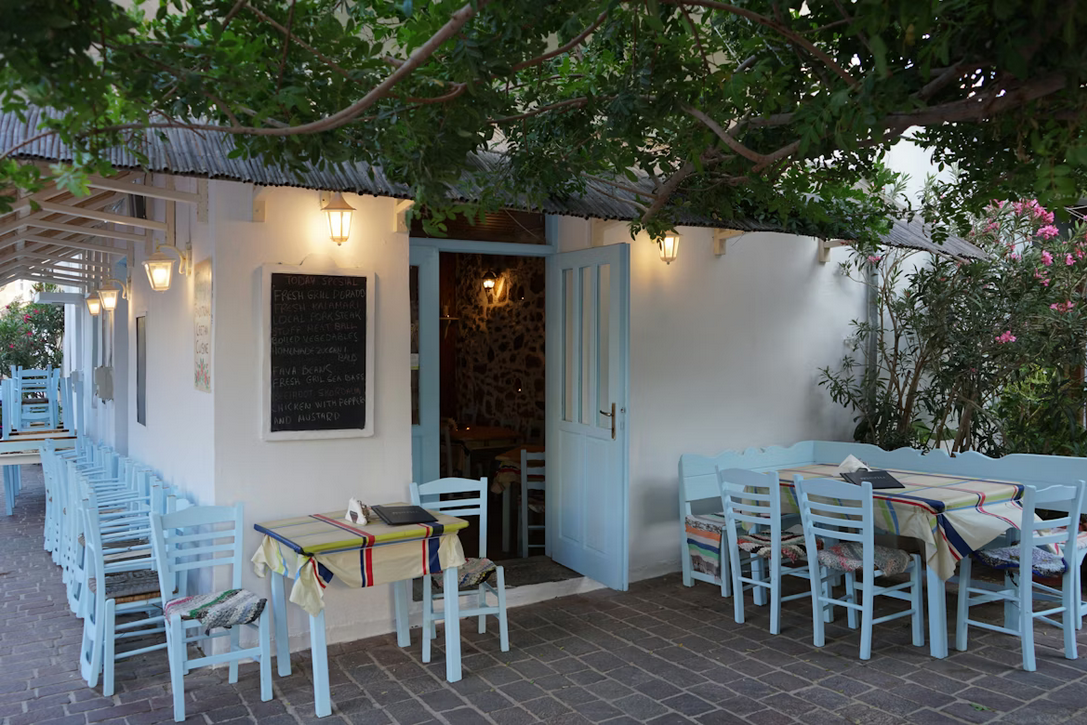 Traditional Greek café.