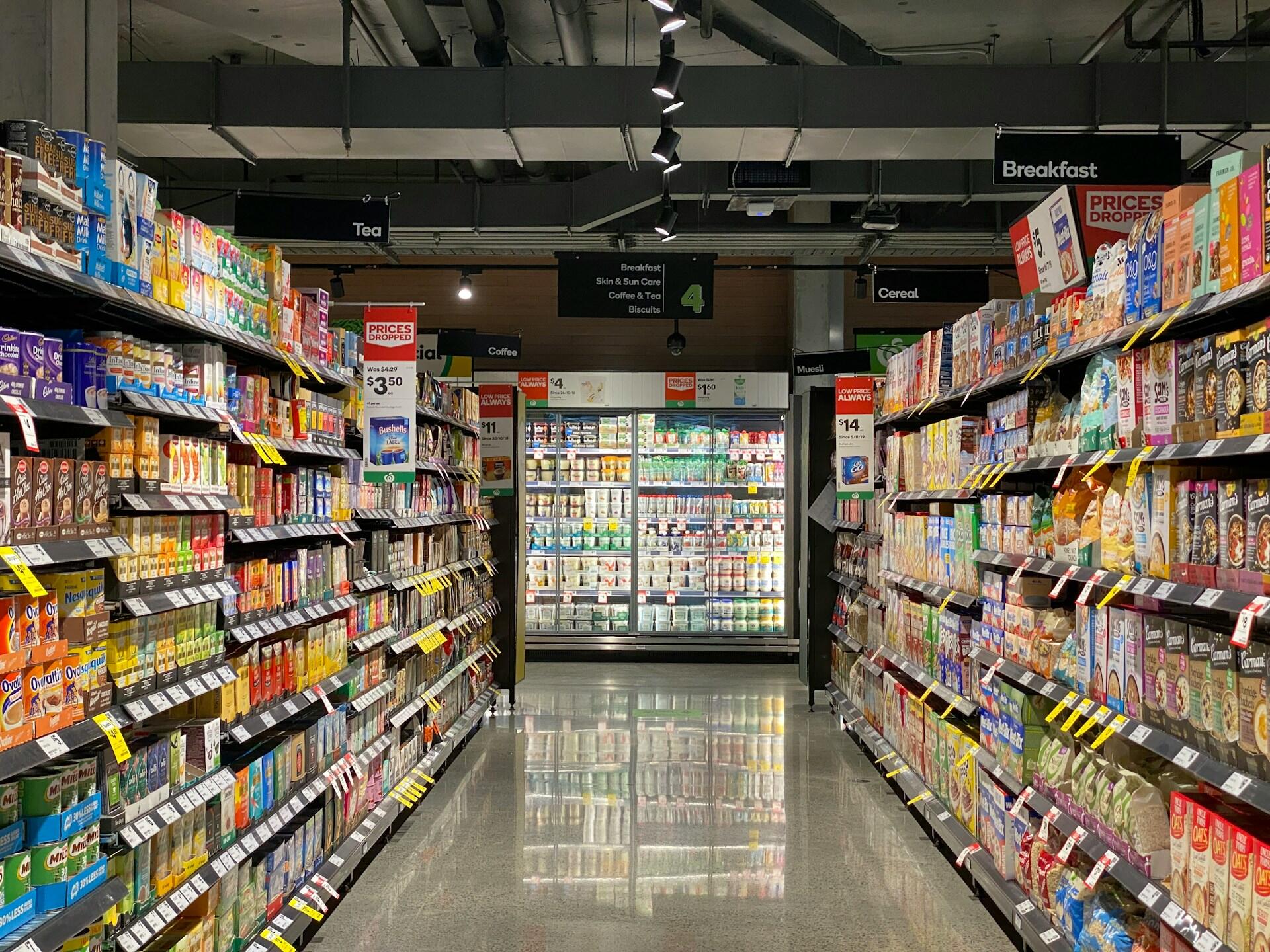 Red u supermarketu