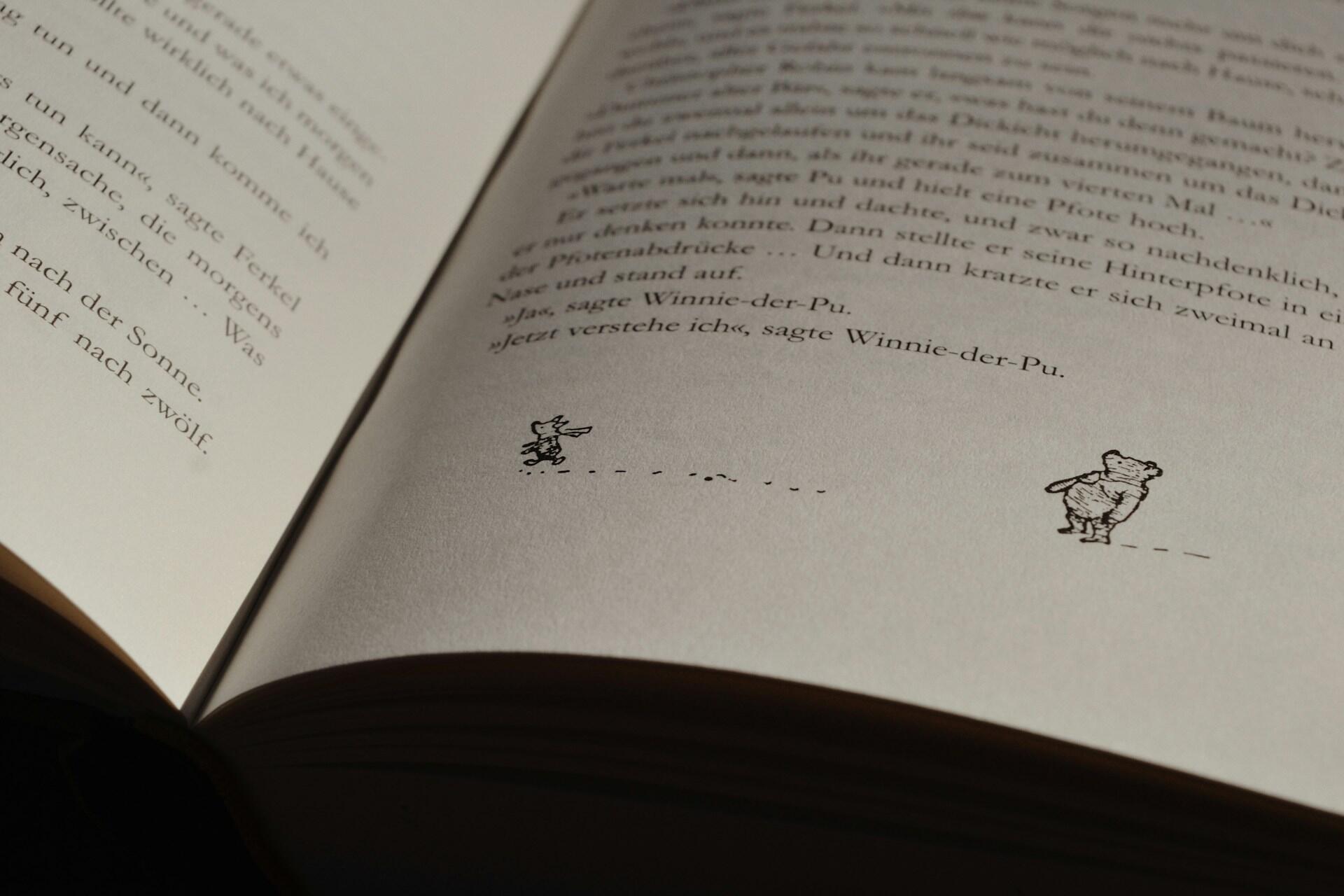 Stranica iz knjige na njemačkom jeziku