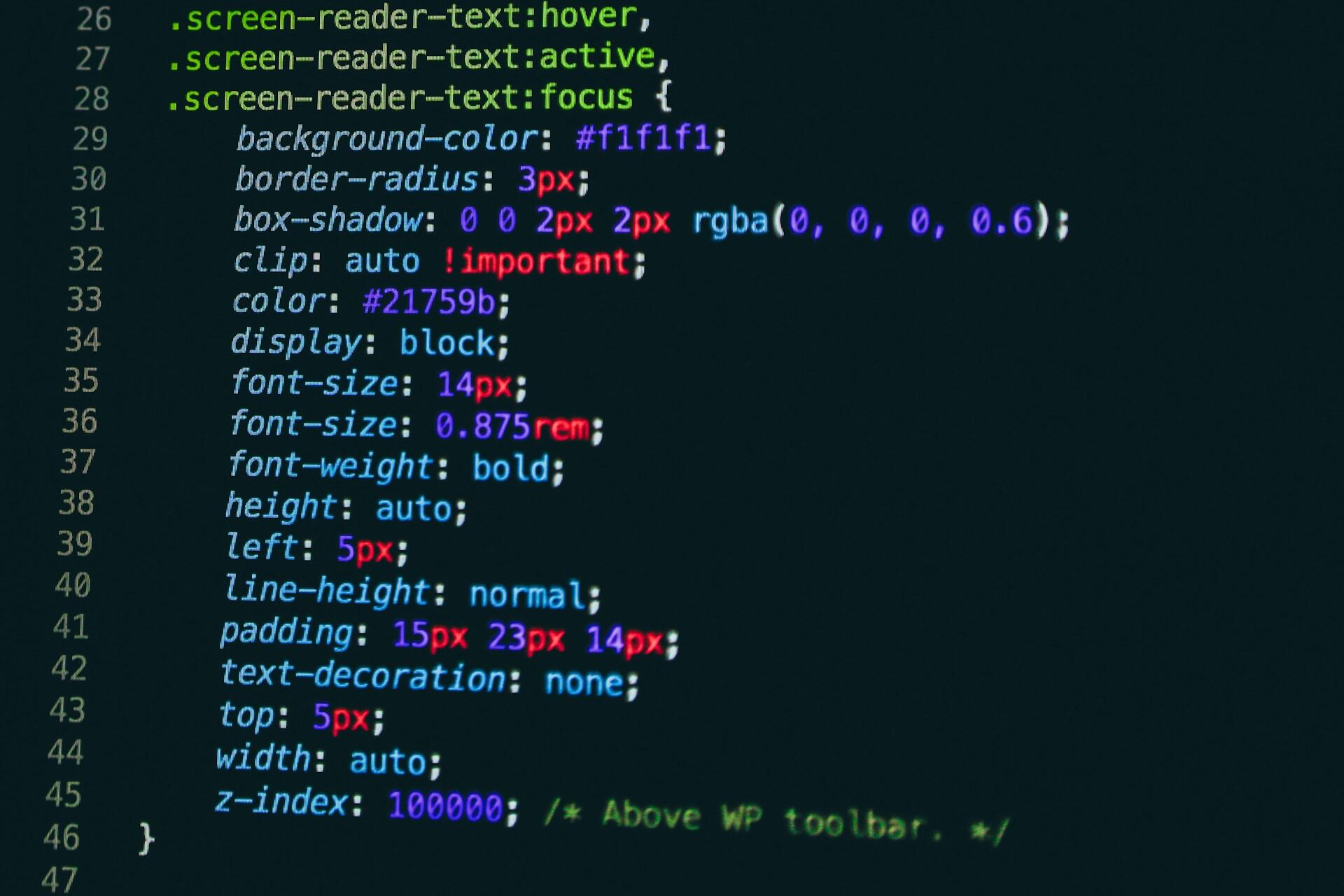 HTML i CSS kod