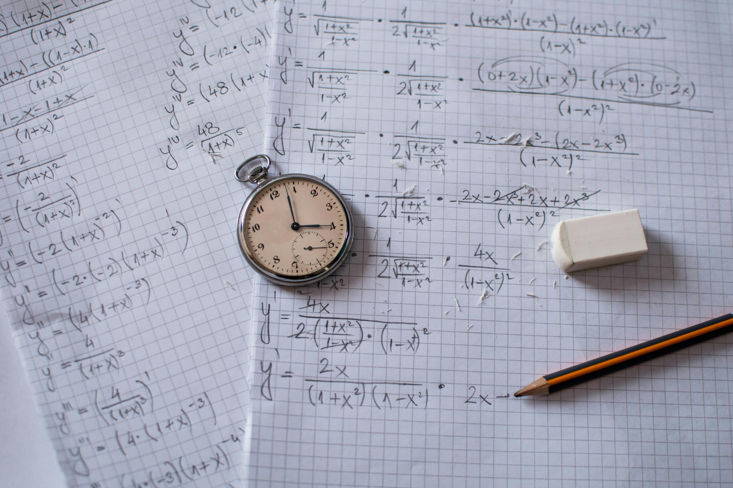 pisanje matematike olovkom