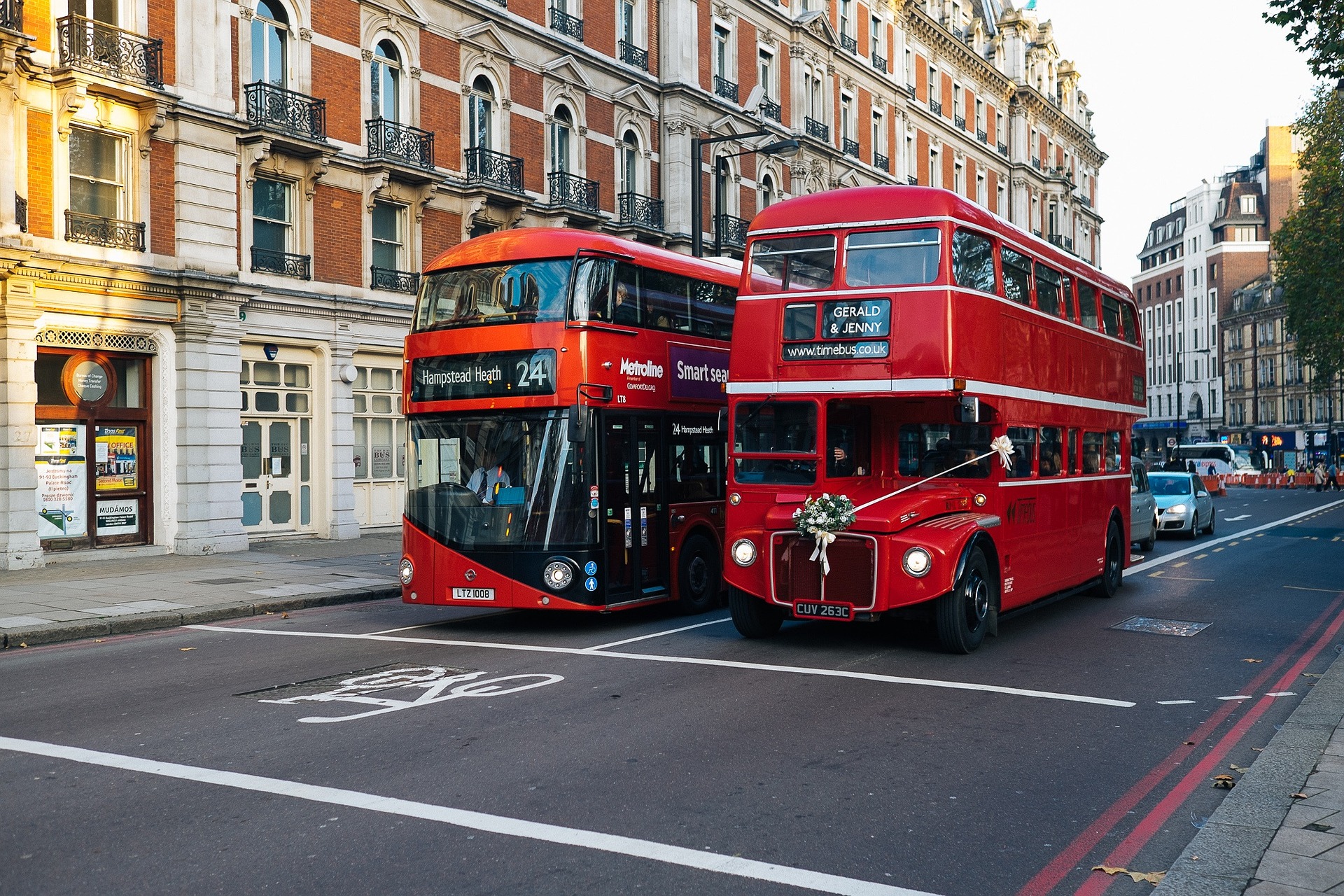 londoni buszok