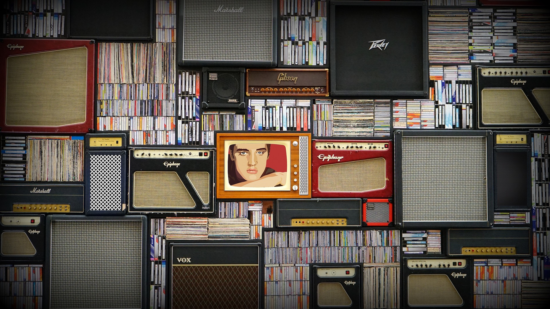 elvis albumok és erősítők