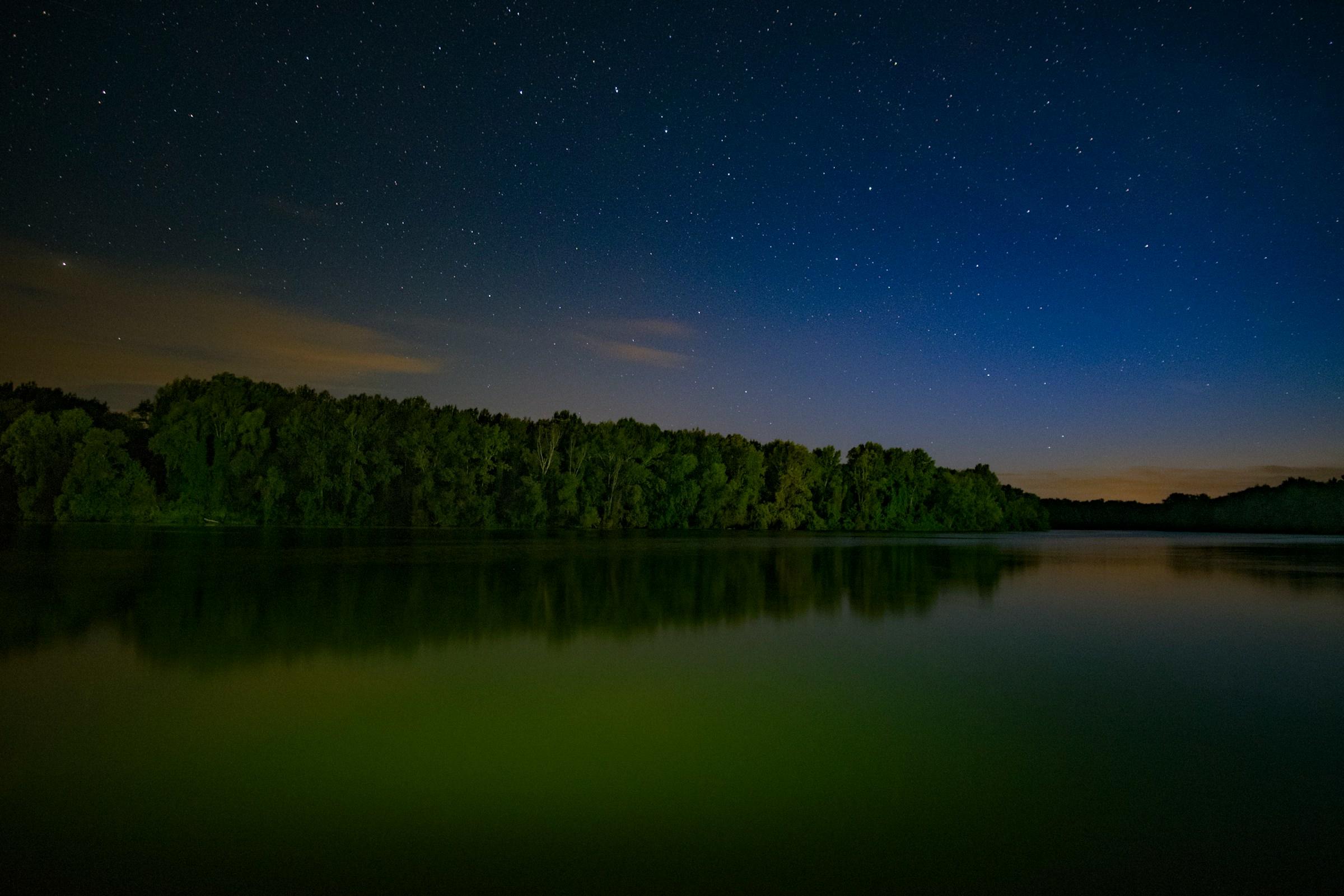 Tisza éjjel