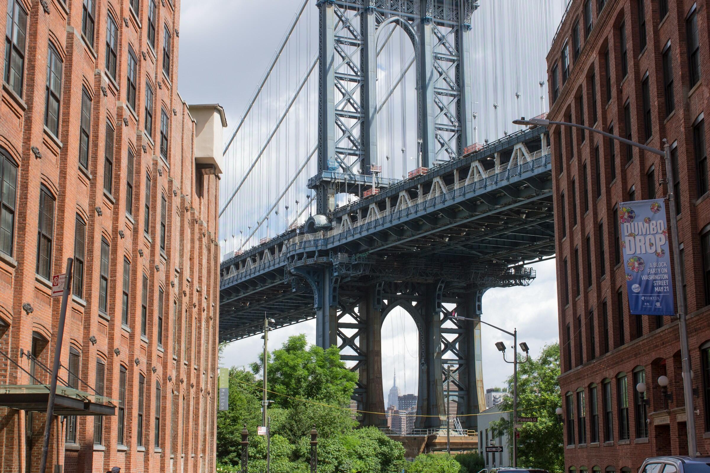 brooklyn híd dumbo közelében