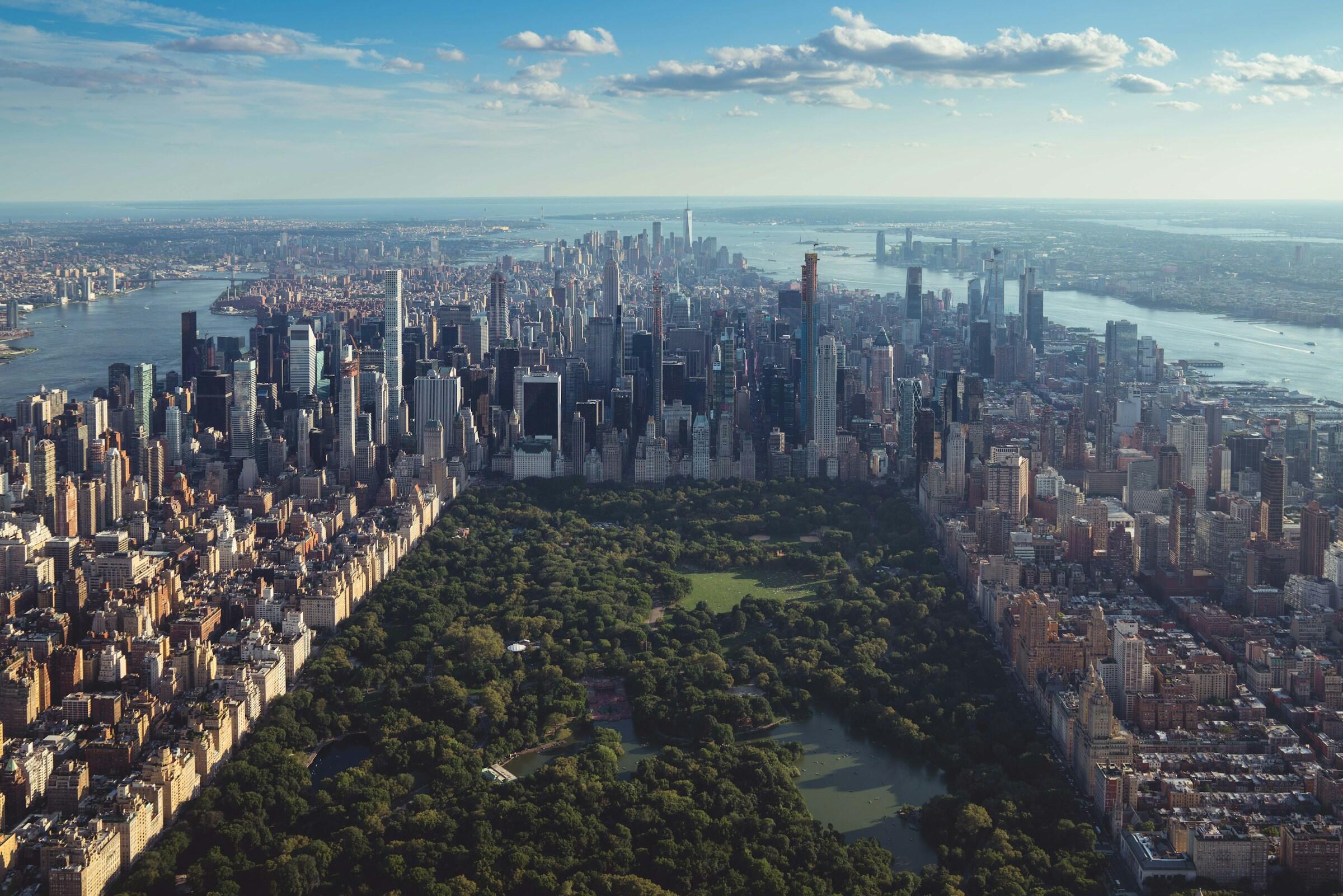 central park manhatten közepén