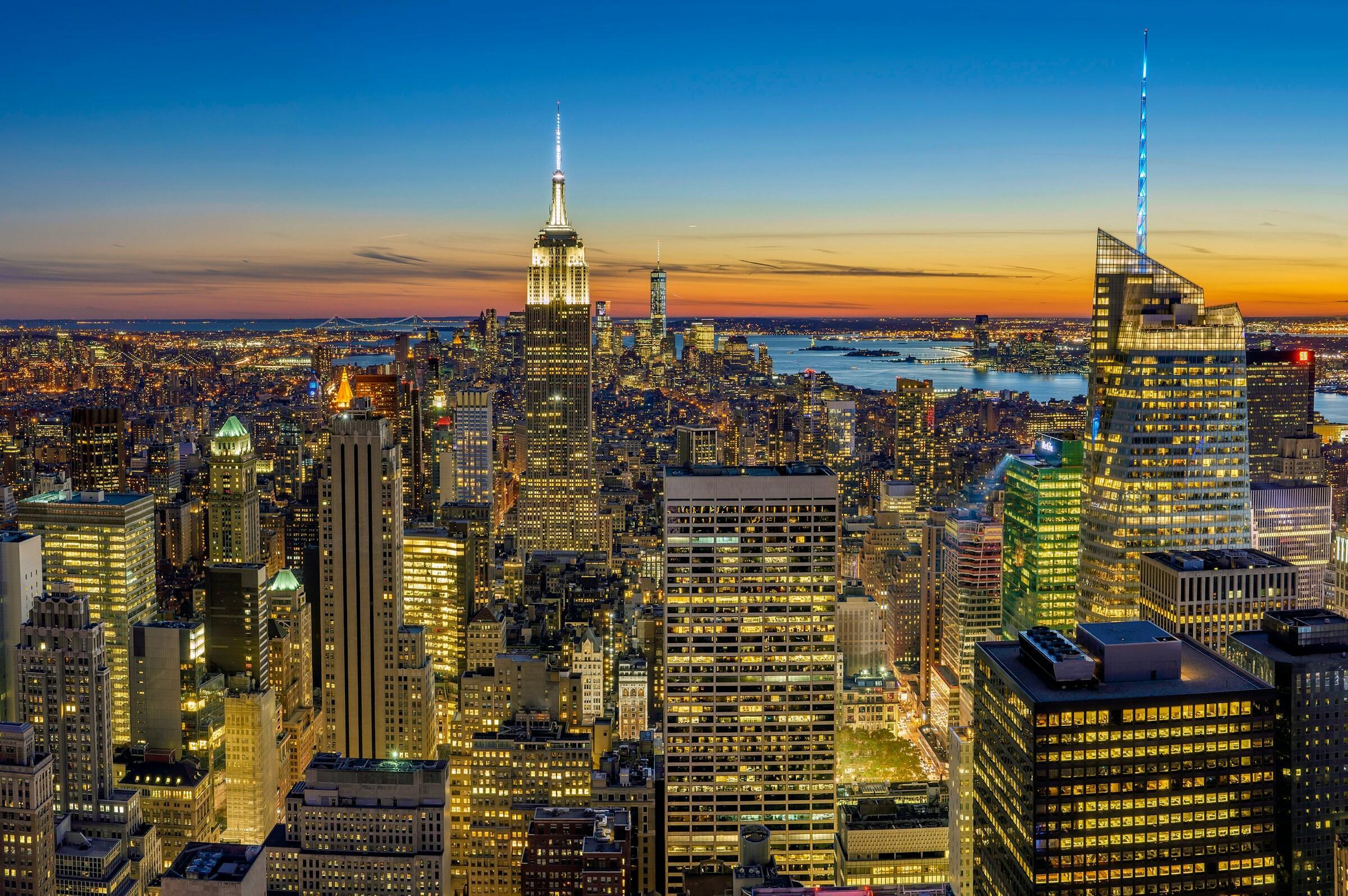 new yorki felhőkarcolók