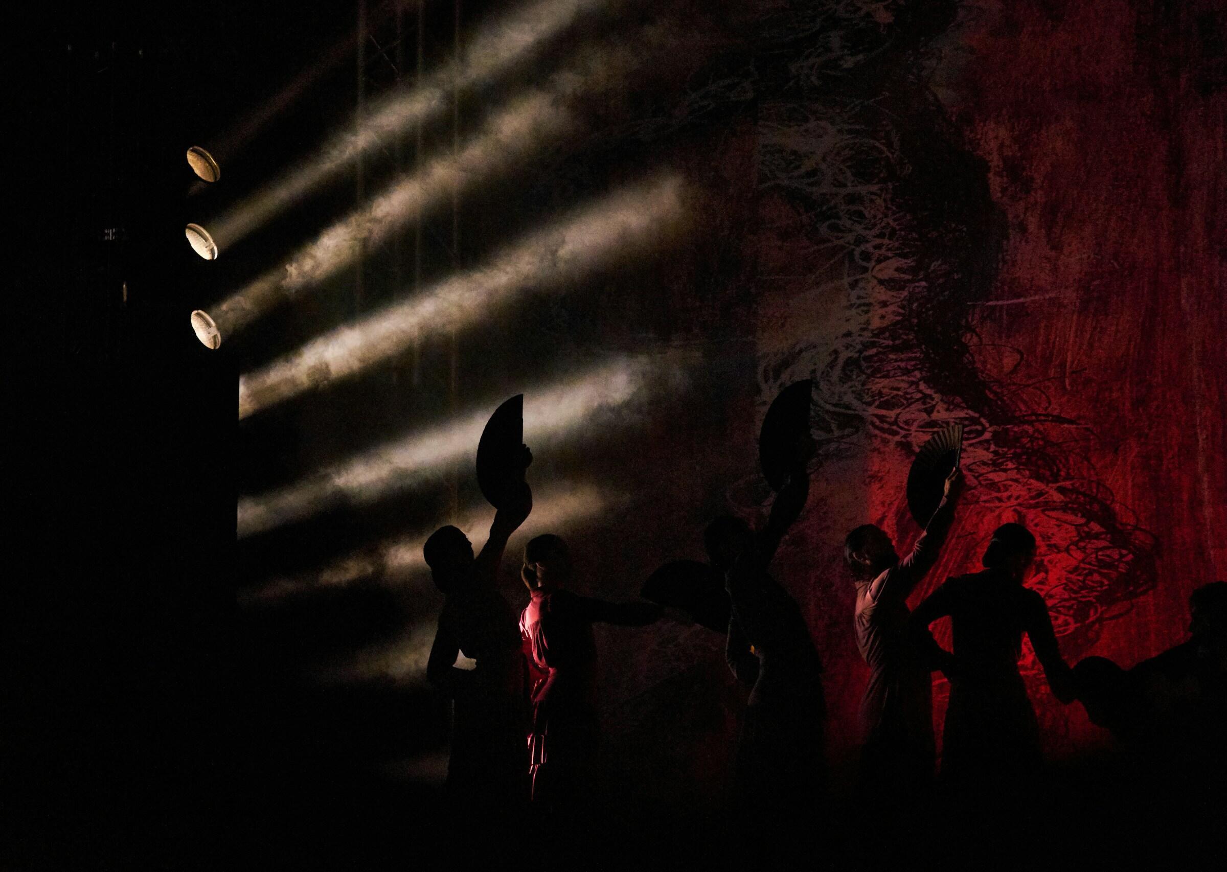 szenvedélyes flamenco táncosok