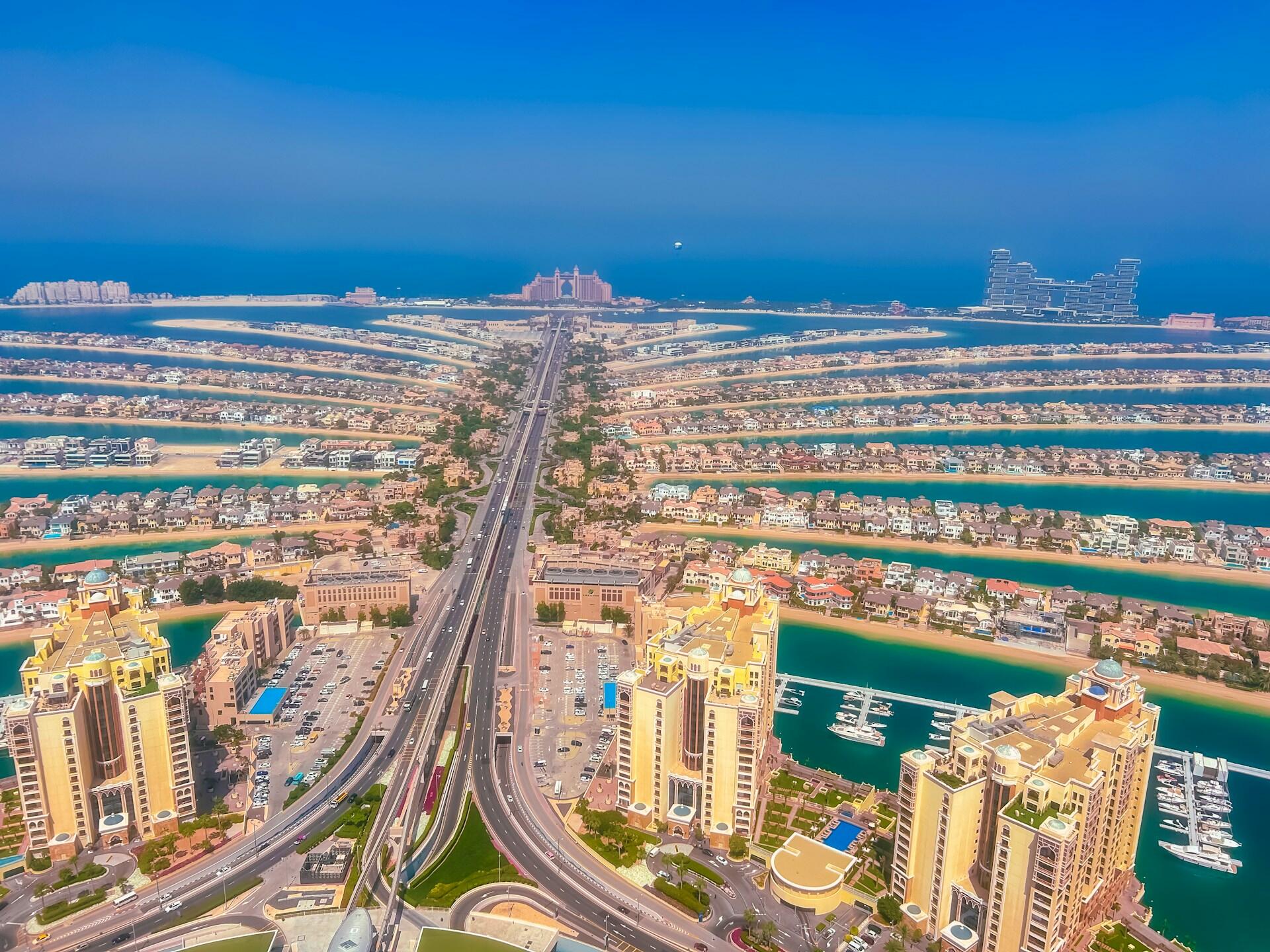 Palm Jumeirah mesterséges sziget 