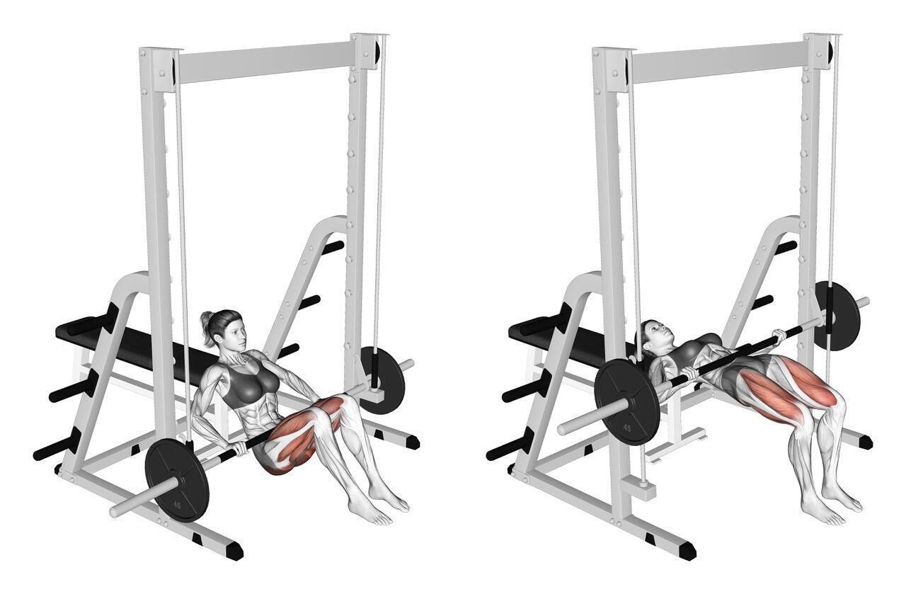 csípőtolás gépen