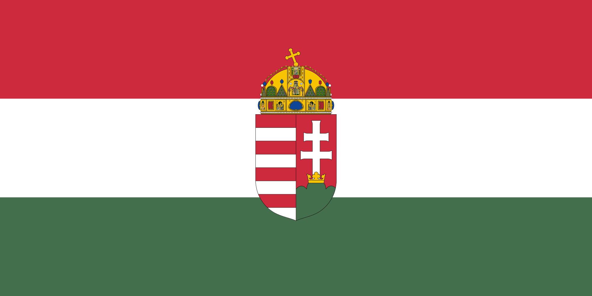 magyar zászló és címer