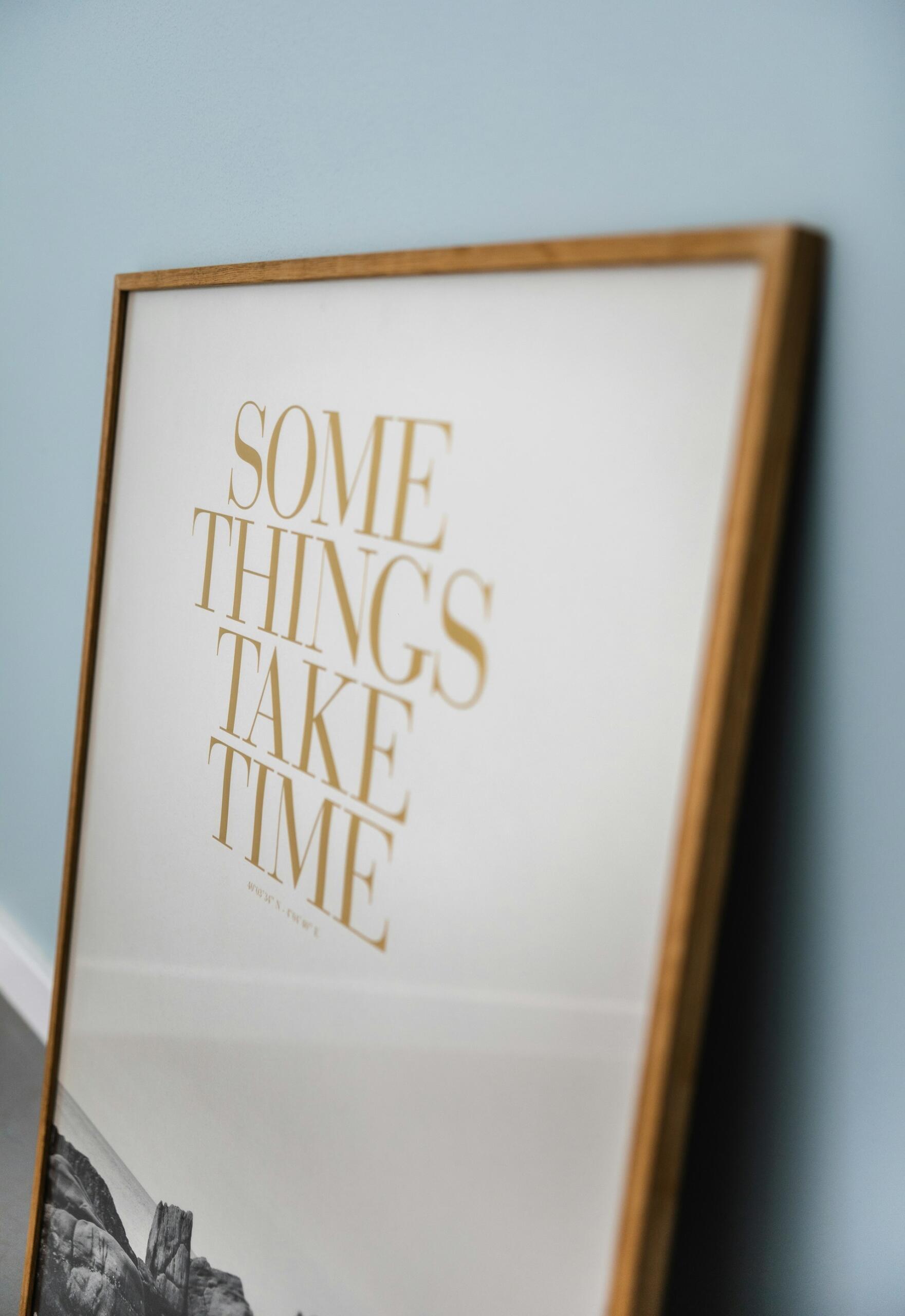 van amihez idő szükséges