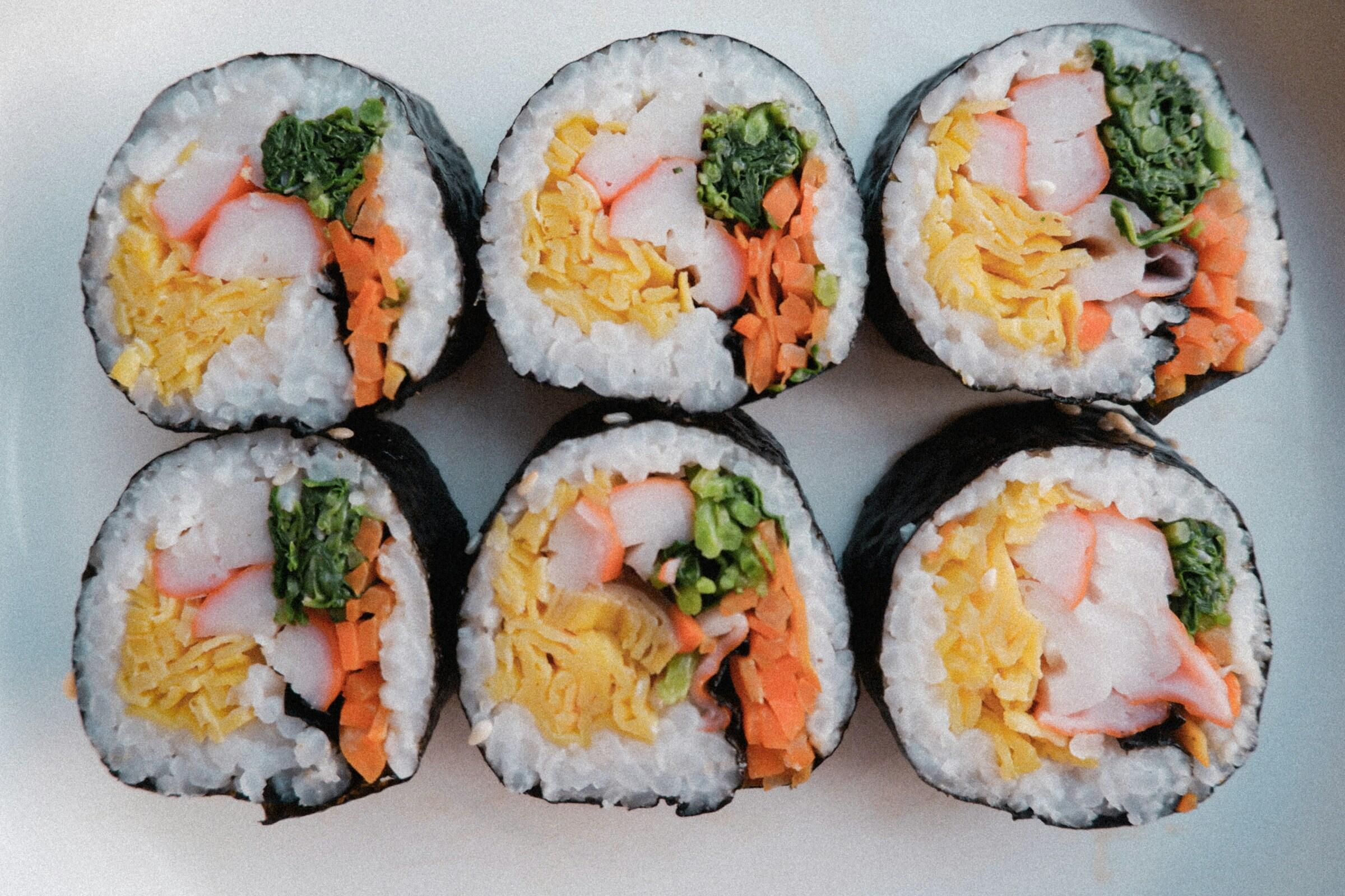 kimbap tekercs