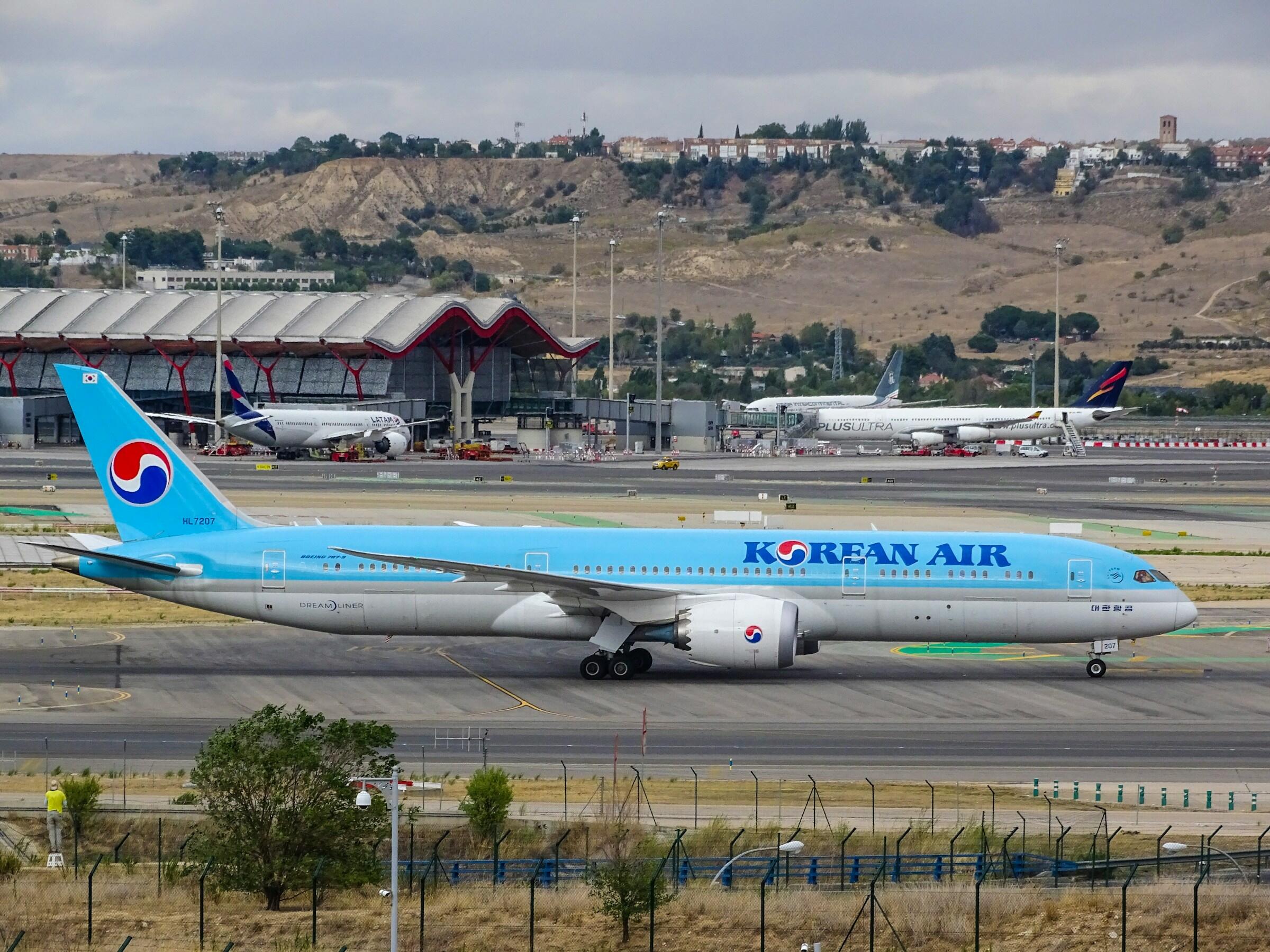 Korean Air repülő