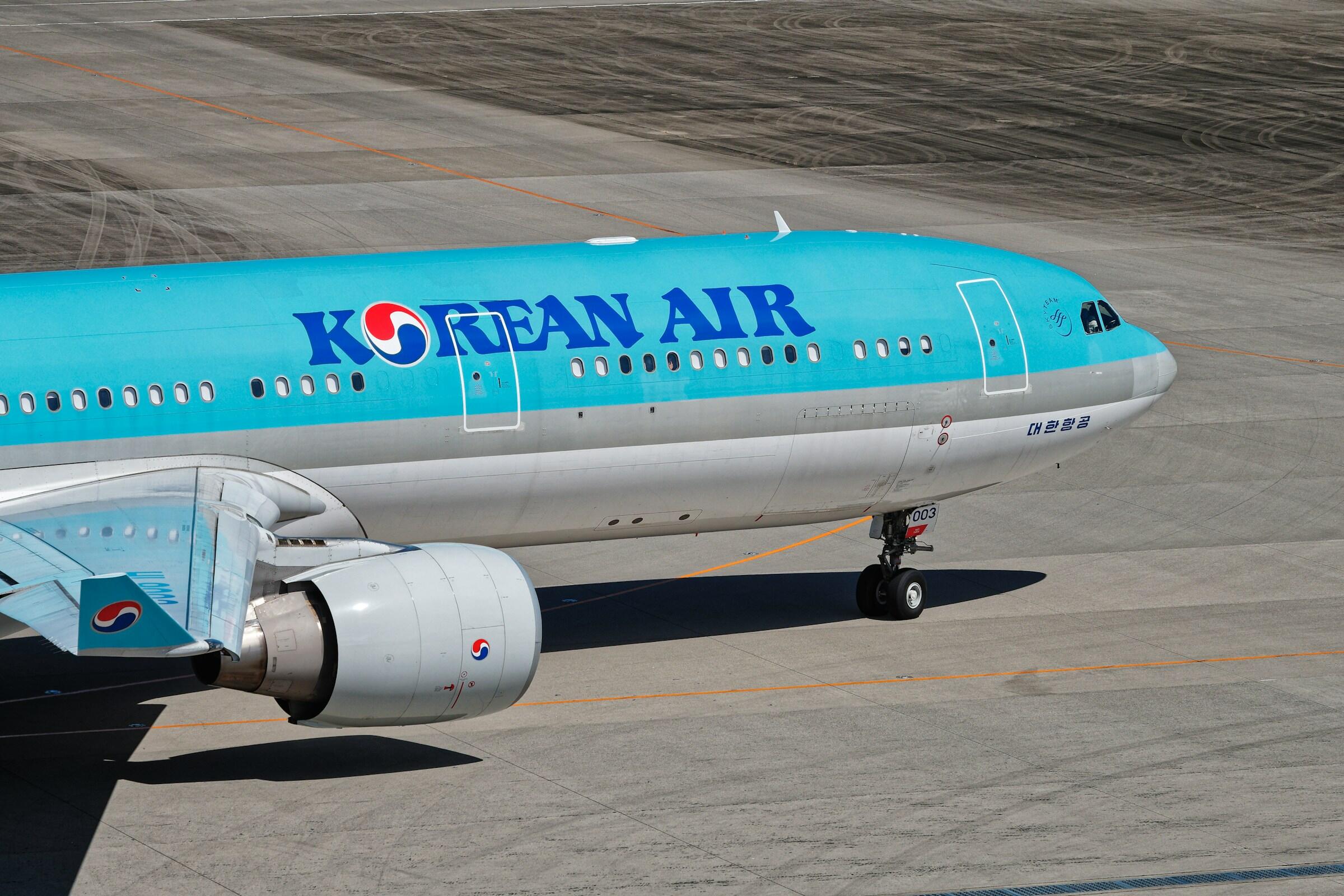 koreai repülő