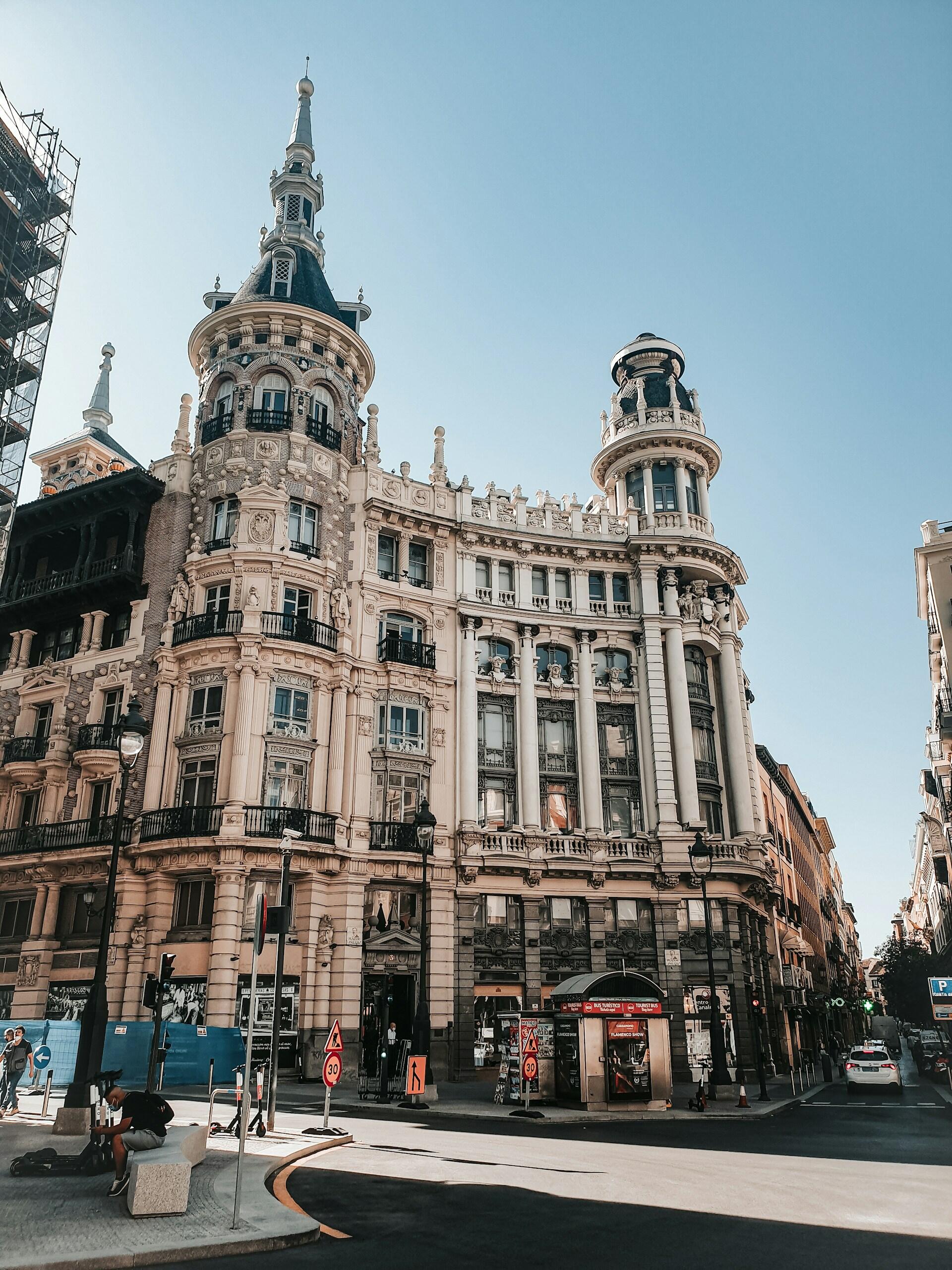 madridi hotel épület