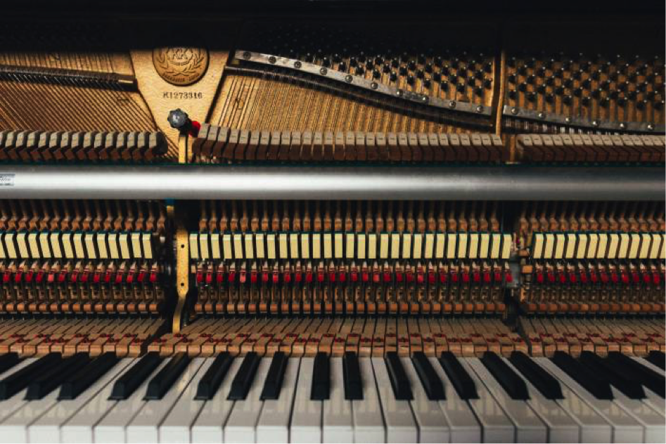 Berbagai macam key bed pada piano digital