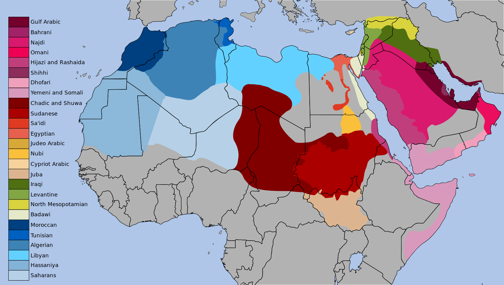 dialek bahasa arab mengalami persebaran sepanjang waktu