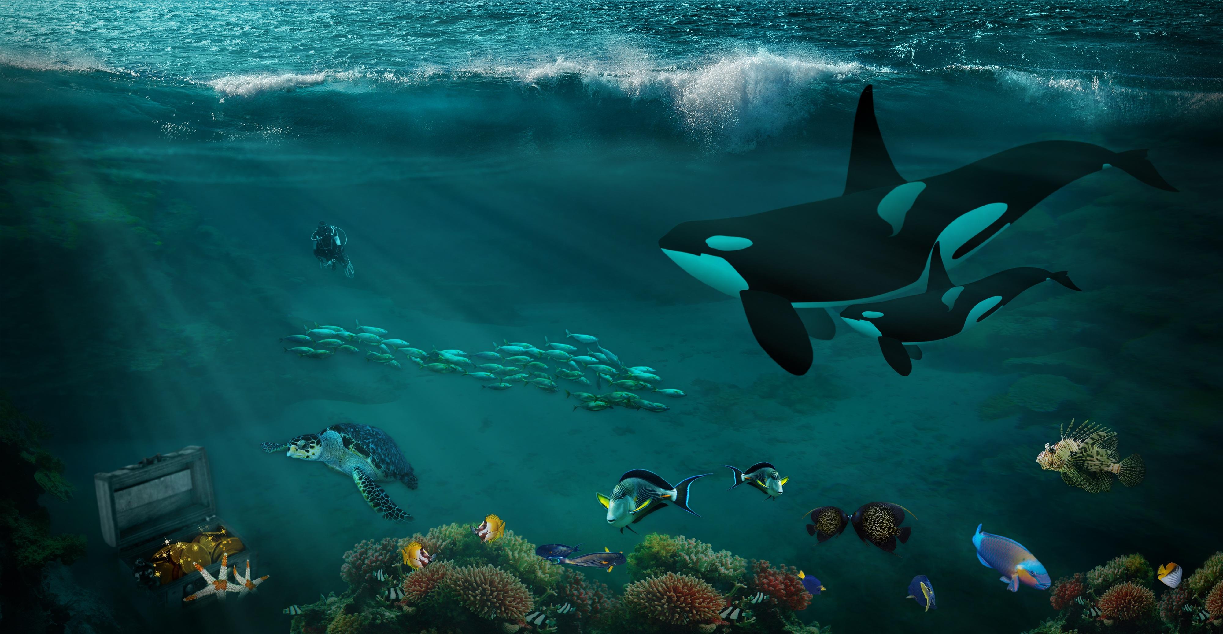 dengan ilmu biologi kita dapat menemukan harta karun yang tenggelam