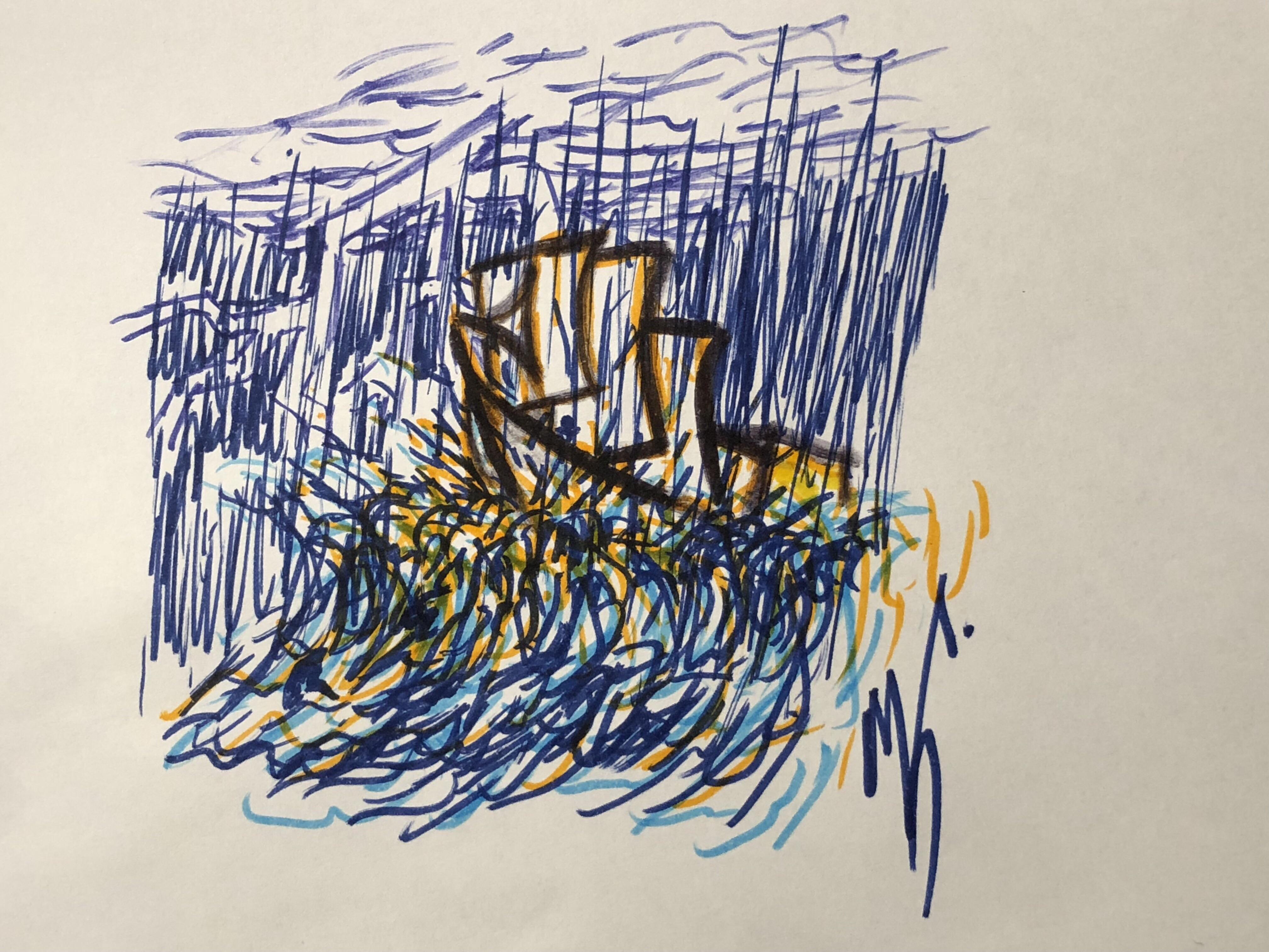 felt tip pen juga bisa menghasilkan karya yang bagus