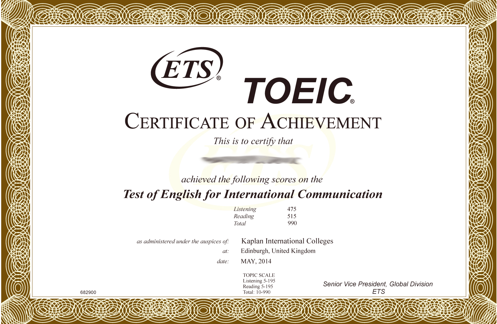Miliki Sertifikat ini dengan mengikuti tes TOEIC