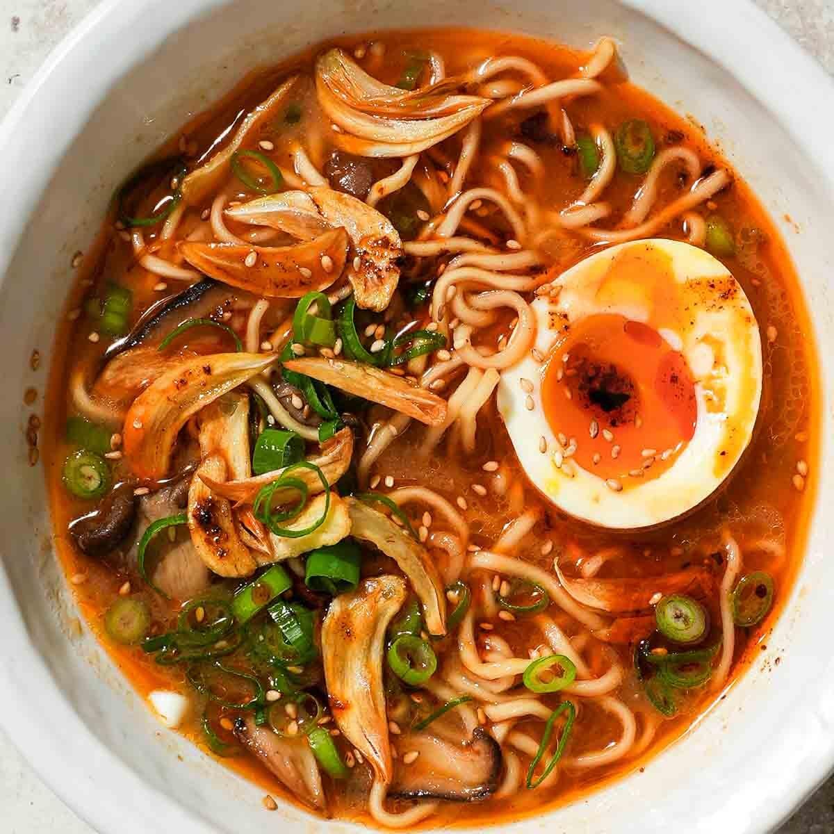 Spicy ramen, source: Lindsey Eats