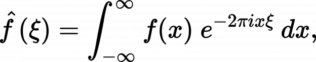 memahami tiap variabel transformasi fourier