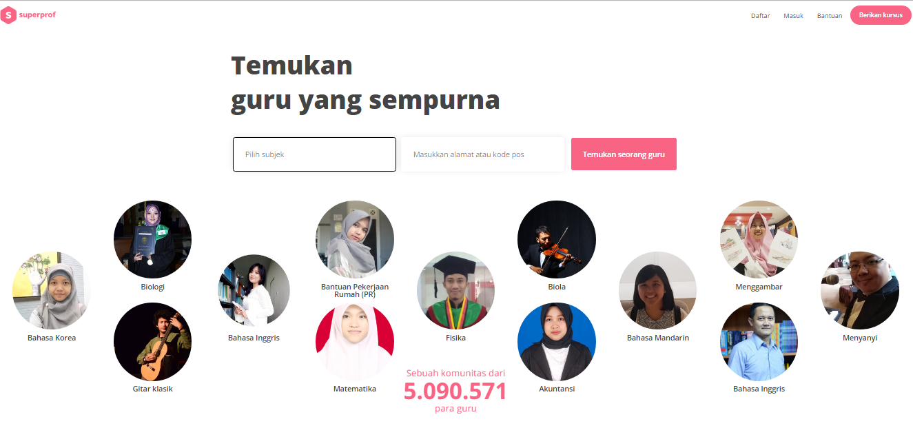 tentor terbaik di Superprof