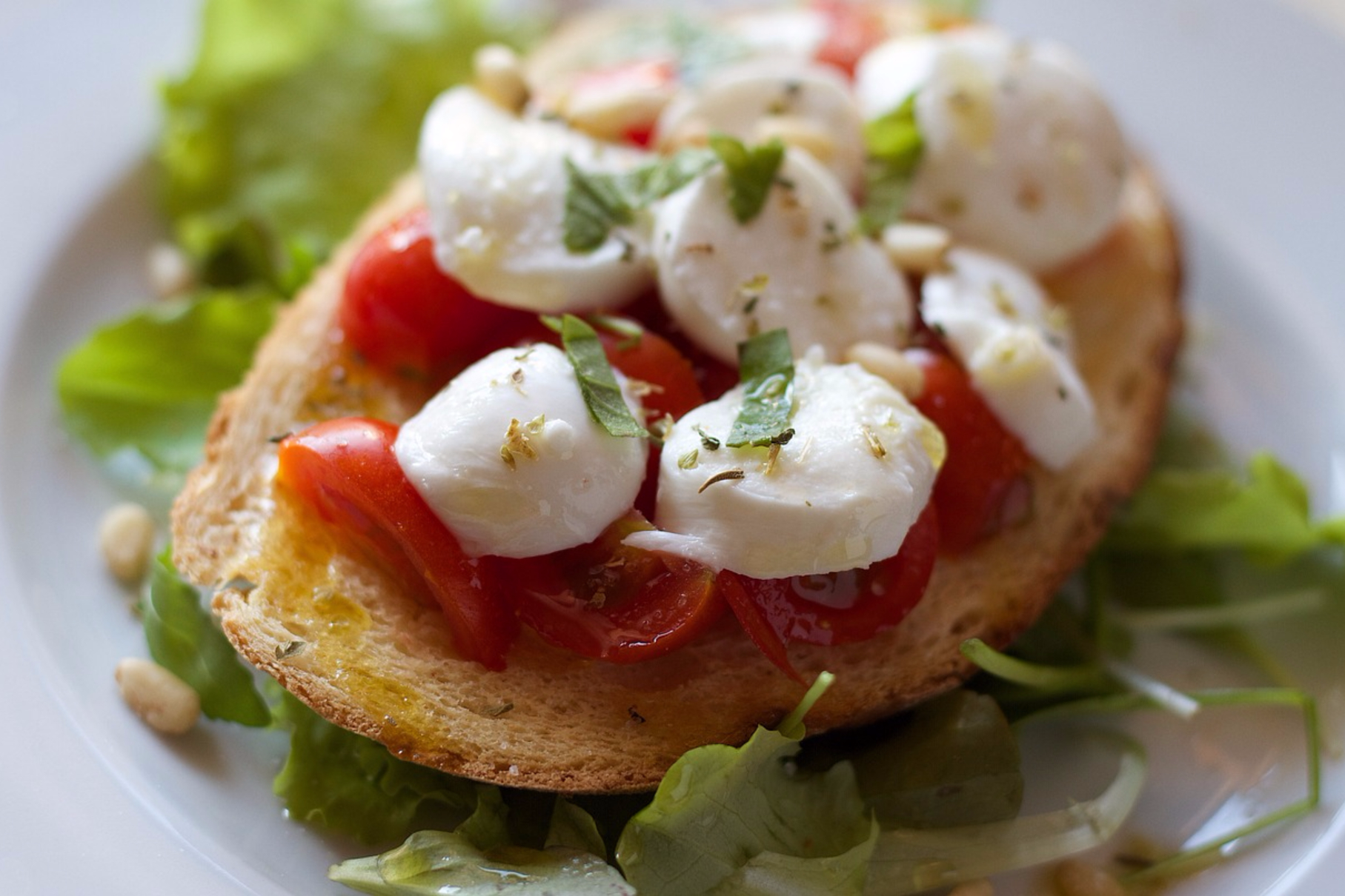karakteristik masakan Bruschetta