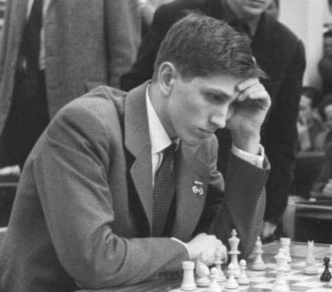 Bobby Fischer dalam pertandingan catur