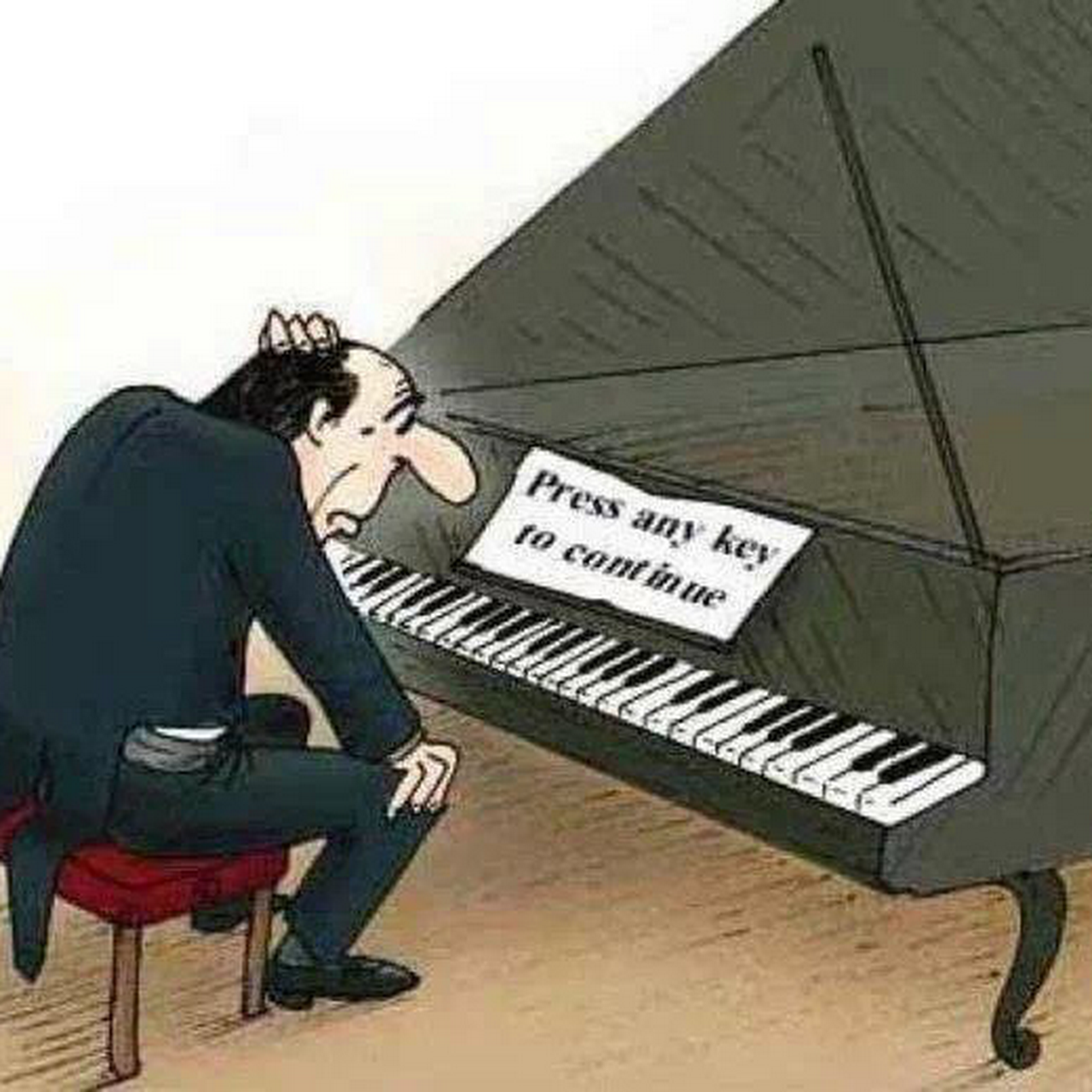 tantangan belajar piano