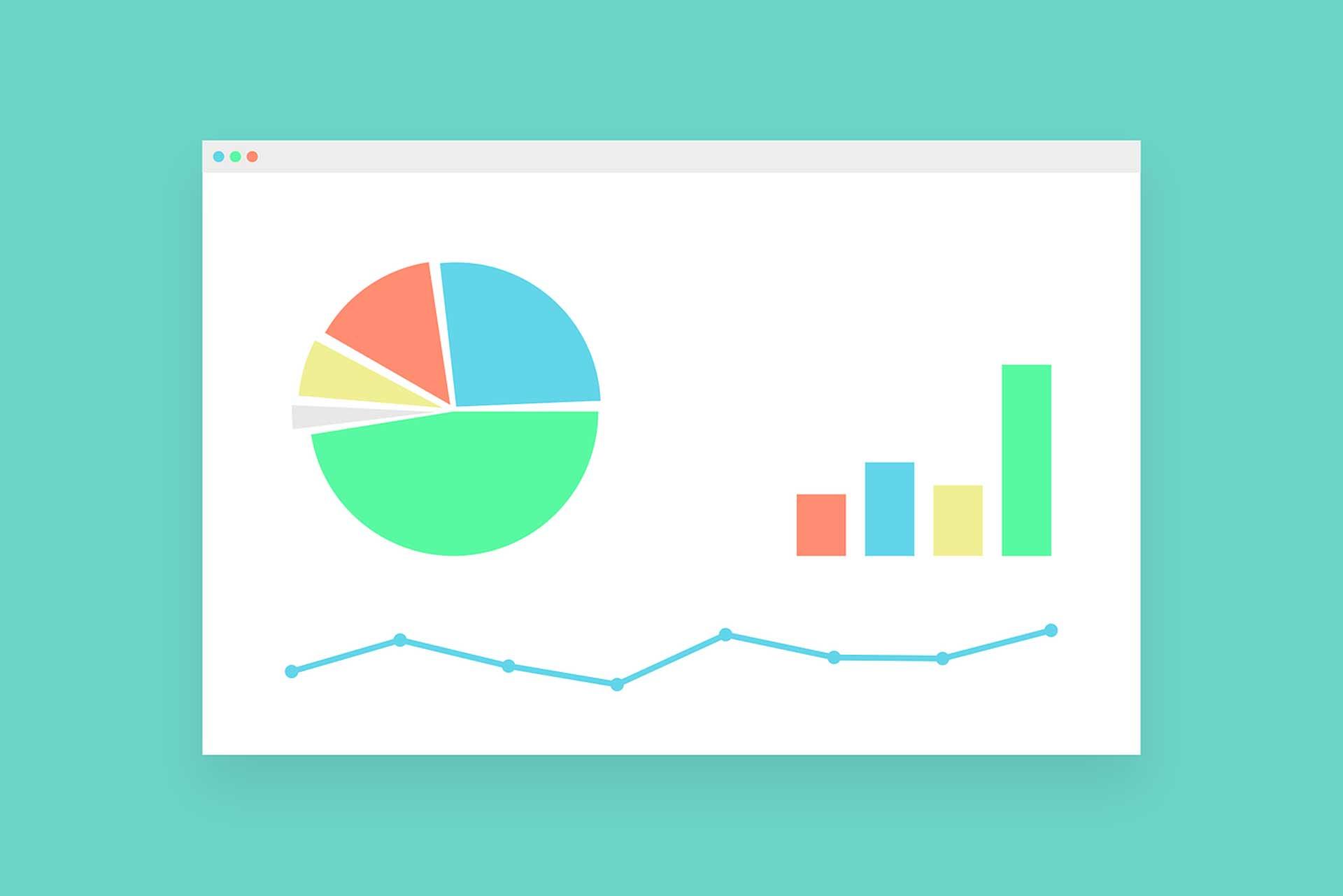 memonitor keuangan dengan grafik