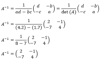 penyelesaian matriks matematika