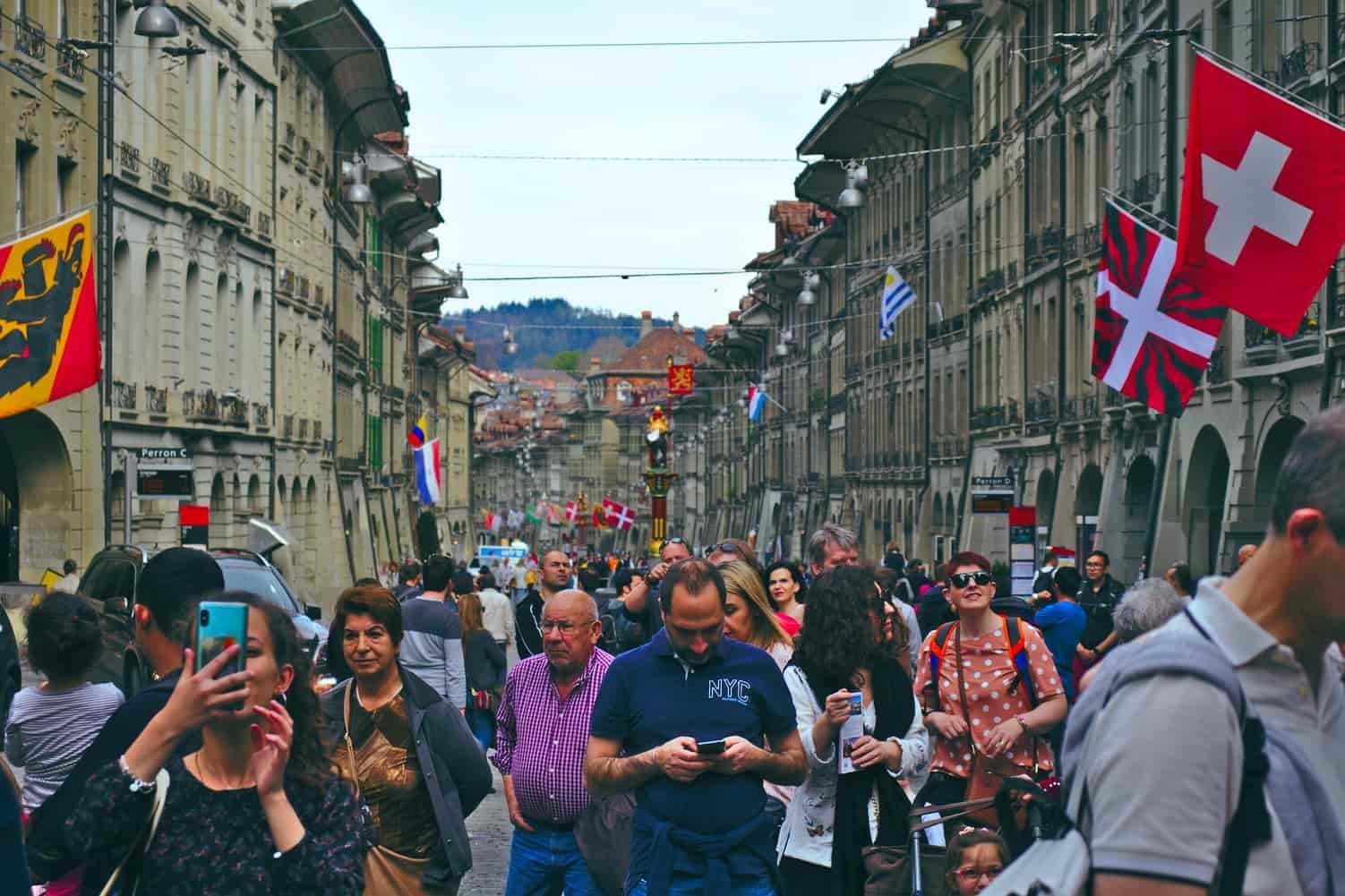 bern adalah kota yang sibuk