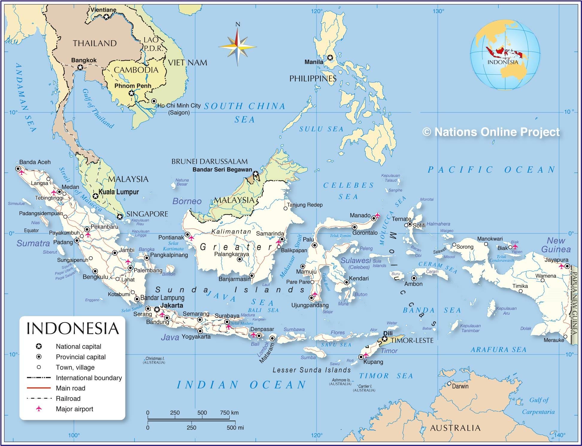 Letak geografis Indonesia