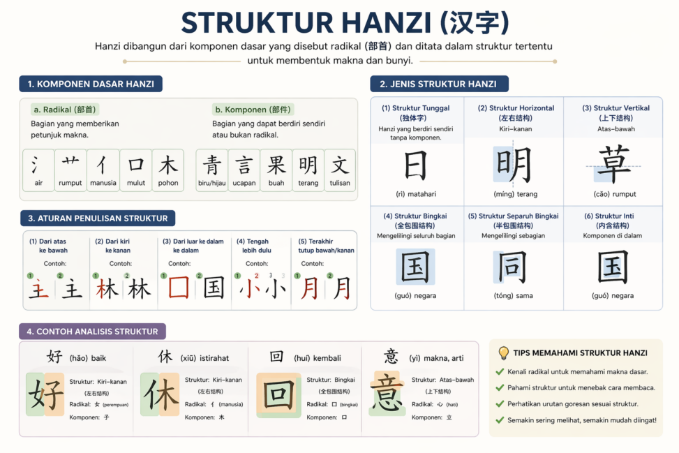 Huruf hanzi: Panduan Lengkap Makna dan Cara Penulisan