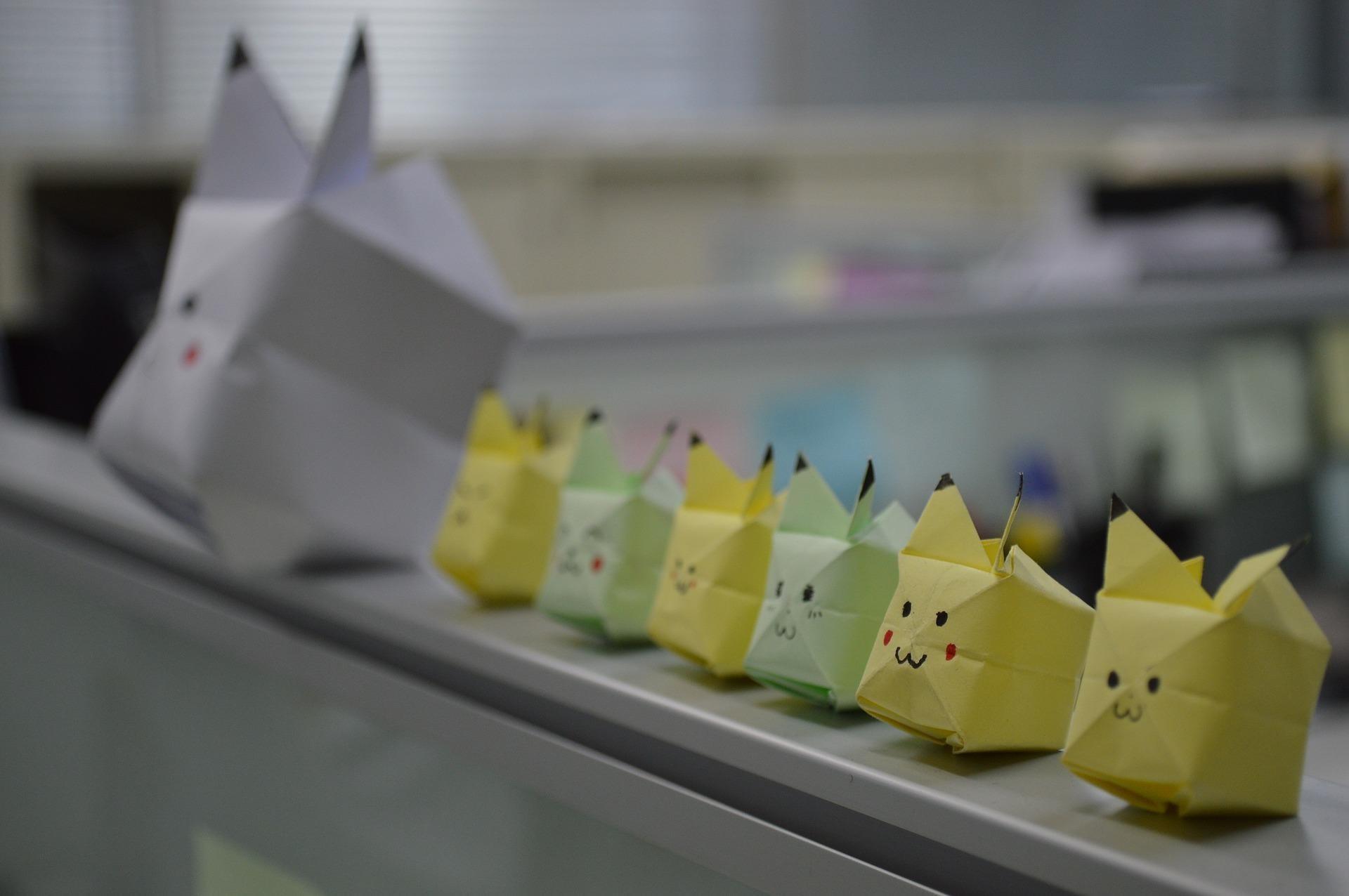 origami untuk tokoh anime