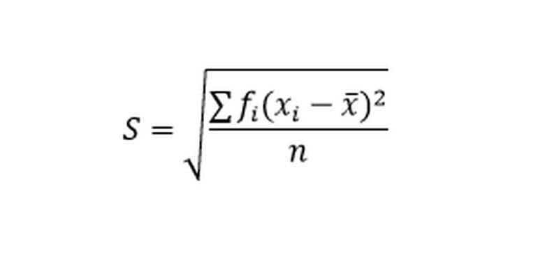 simpangan baku data kelompok