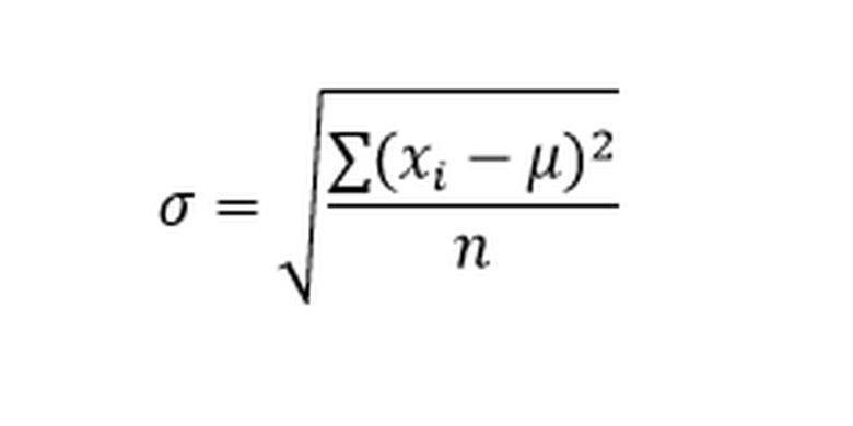 rumus simpangan baku