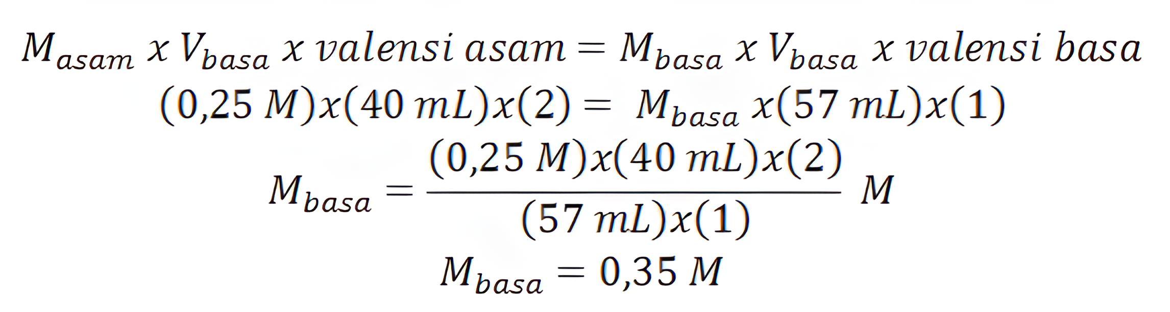 pembahasan soal titrasi asam basa